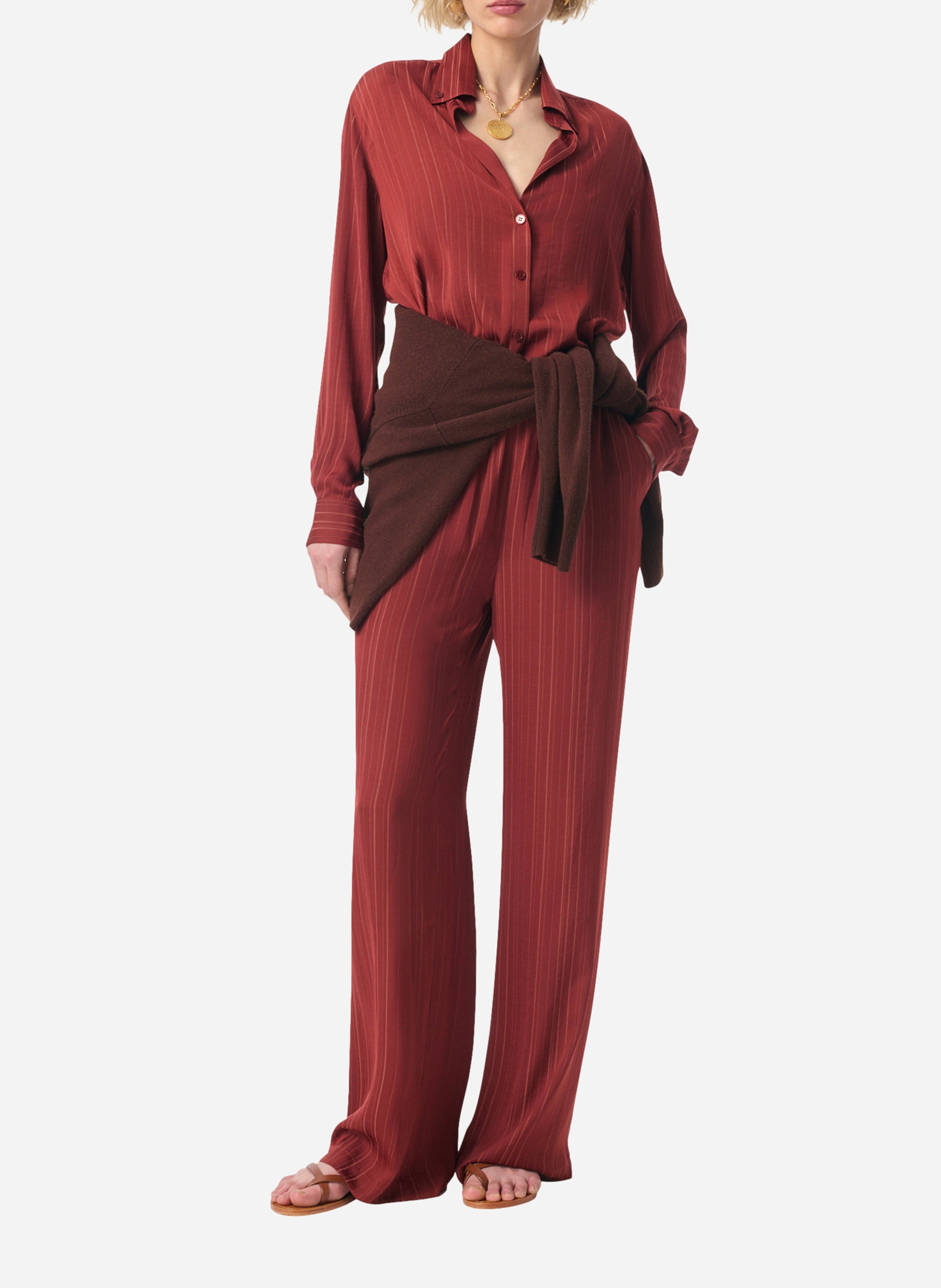 Chemise col classique VANESSA BRUNO Red