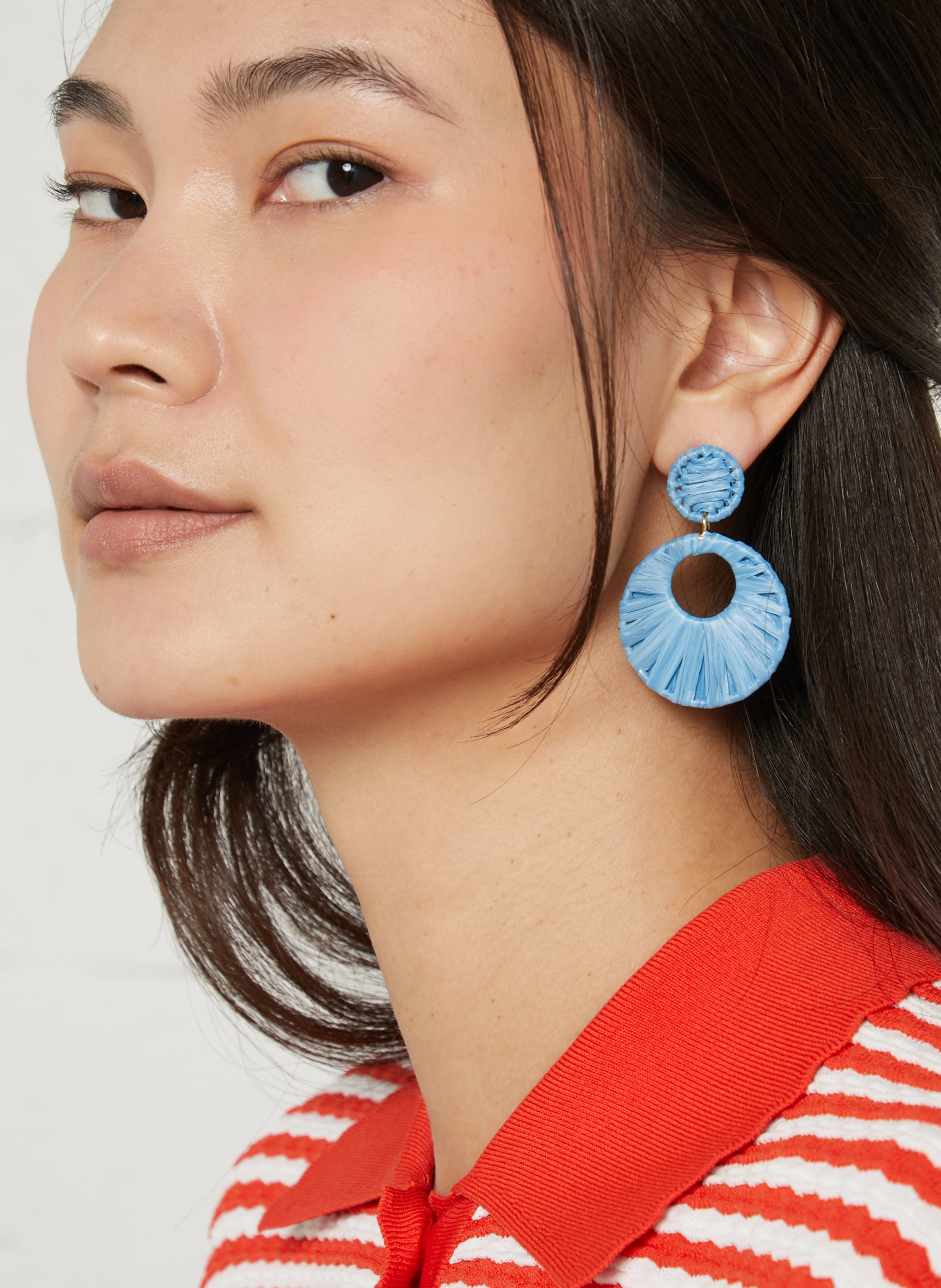 Runde Ohrringe FEEKA Blau