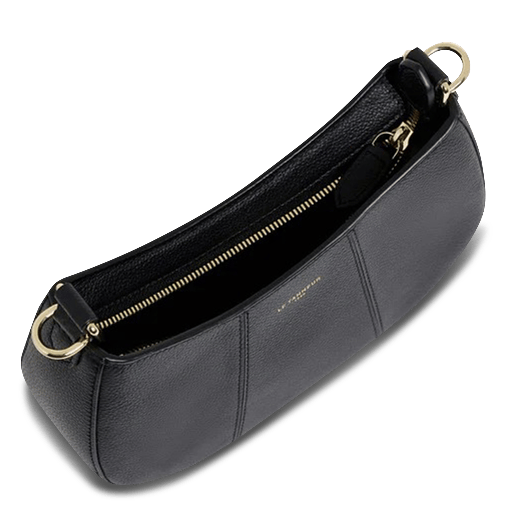 Sac porté épaule en cuir LE TANNEUR Noir