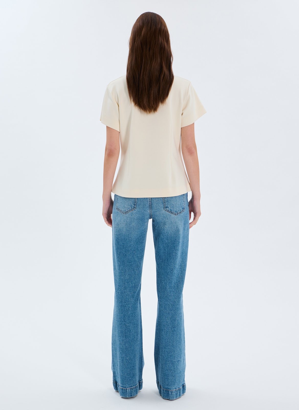 Tee-shirt col rond  ZAPA Blanc