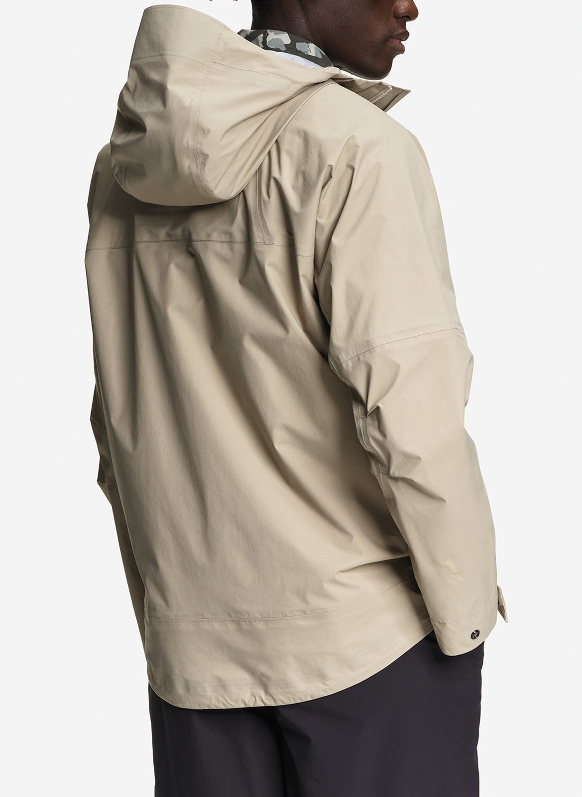 Solid hooded parka coat AIGLE Beige