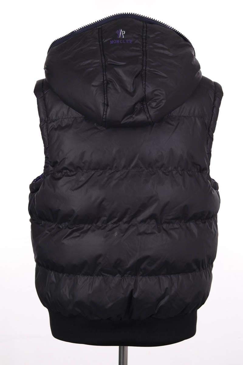 Lightweight quilted padded jacket with high neck MONCLER - Seconde Main Black