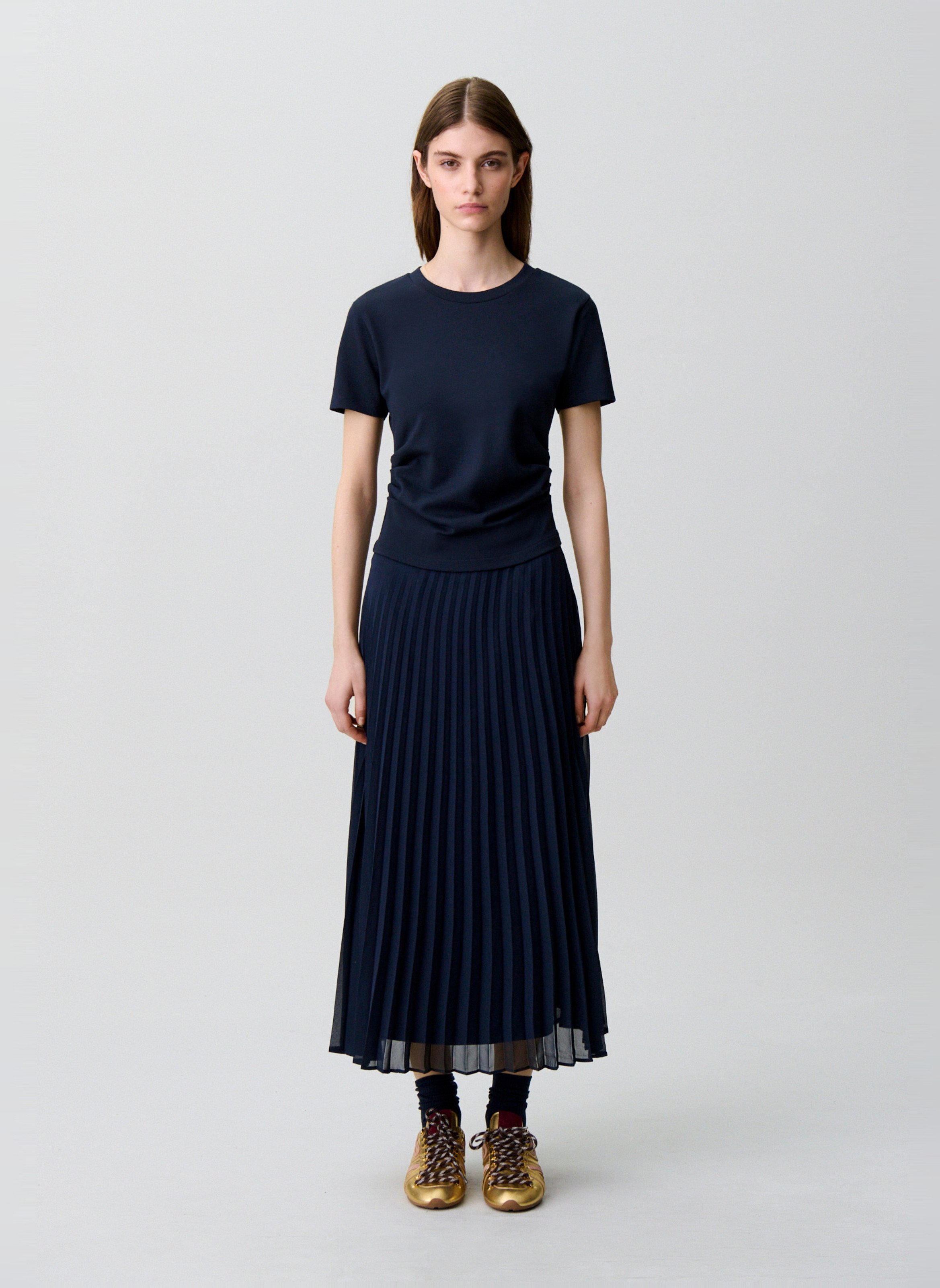 Long flared dress CLAUDIE PIERLOT Blue