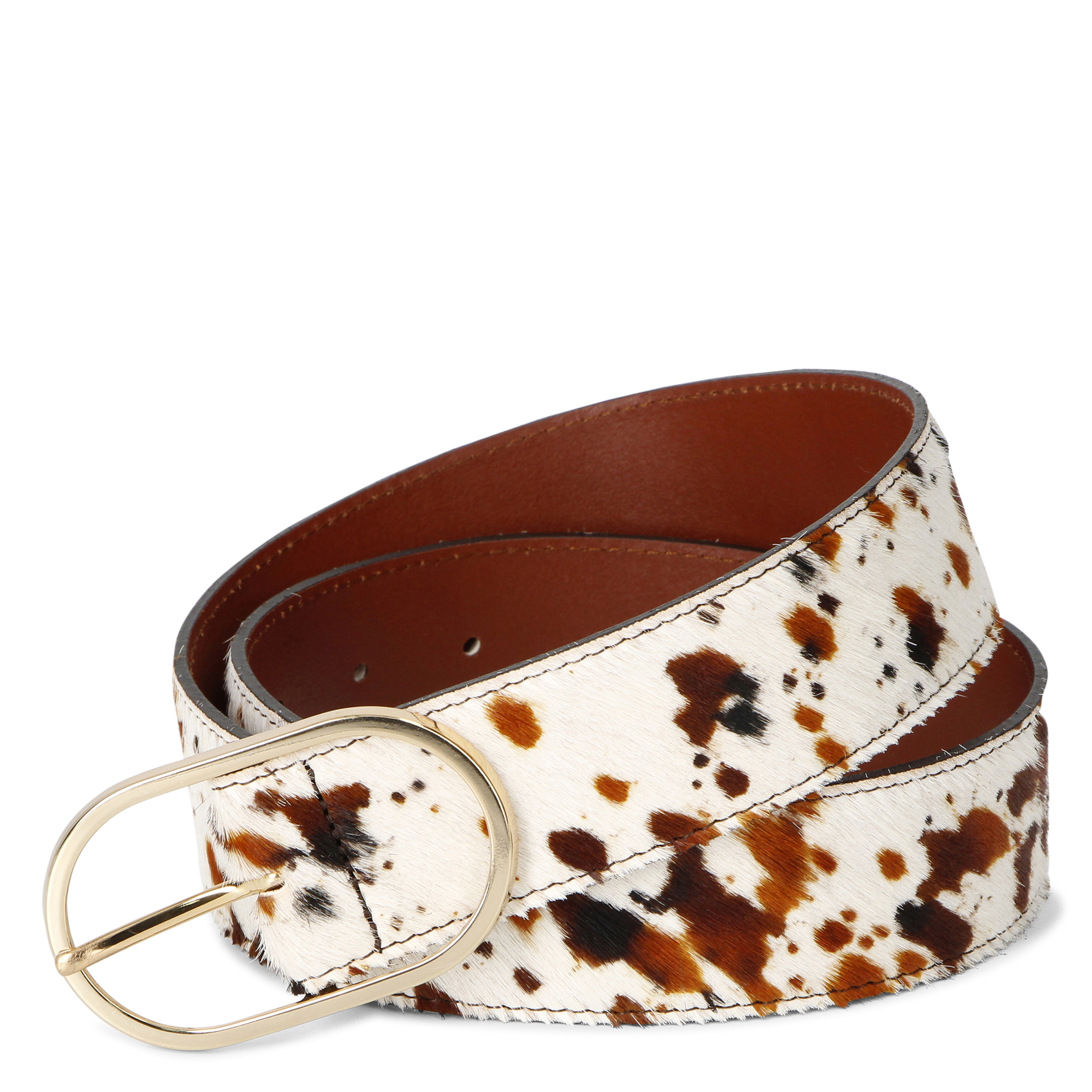 Ceinture imprimée en cuir  HERBERT FRERE SOEUR Multicolore