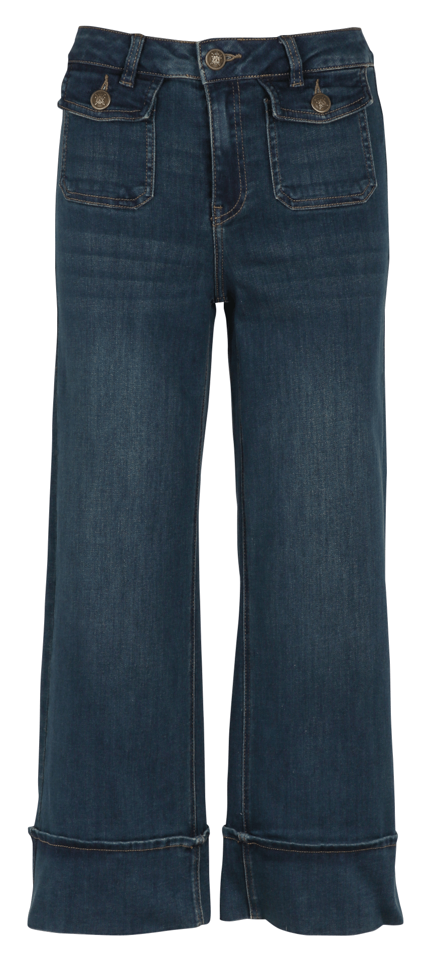 Flared cotton-blend jeans MAISON 123 Blue