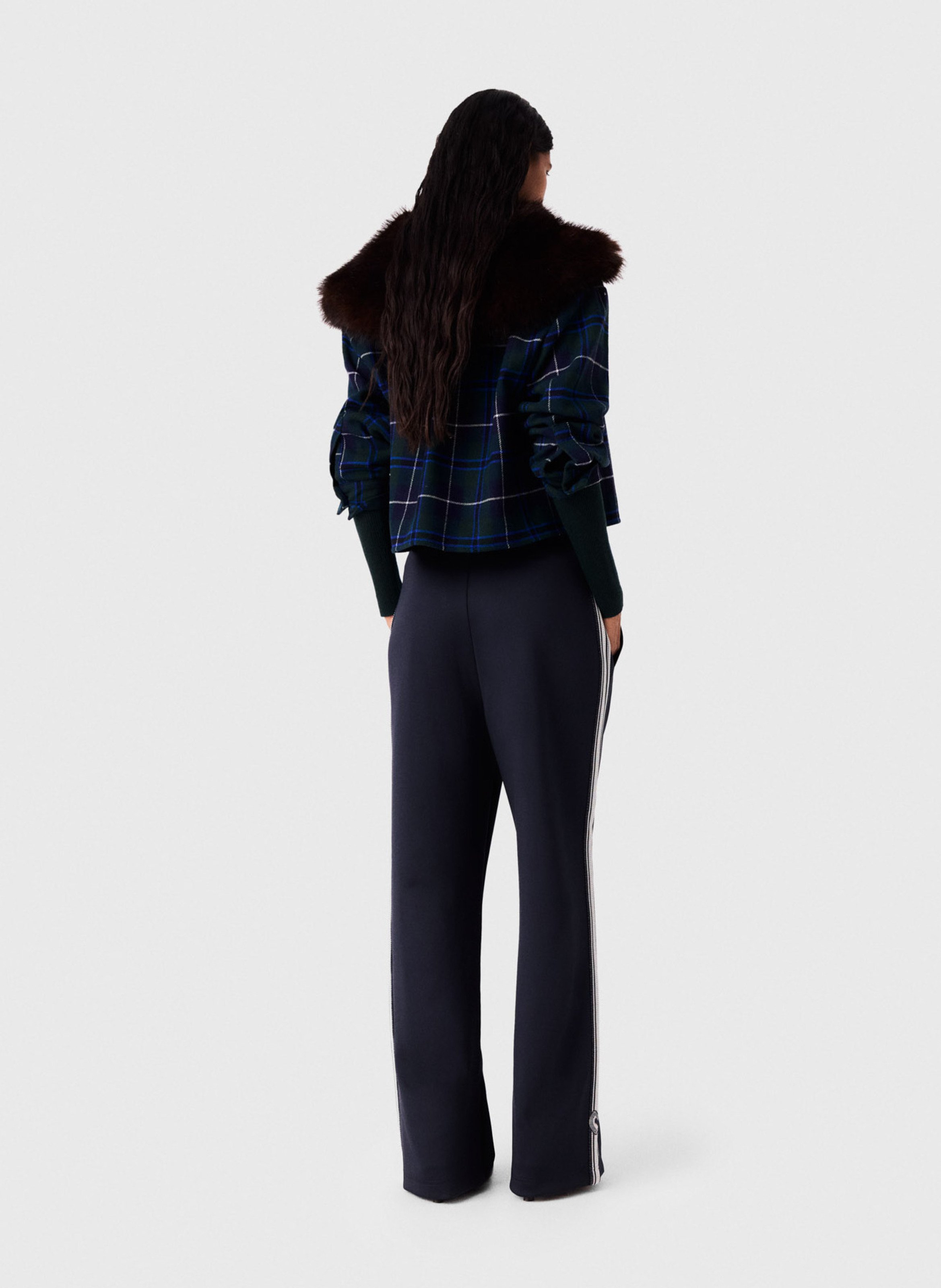 Jogging large MAJE Bleu