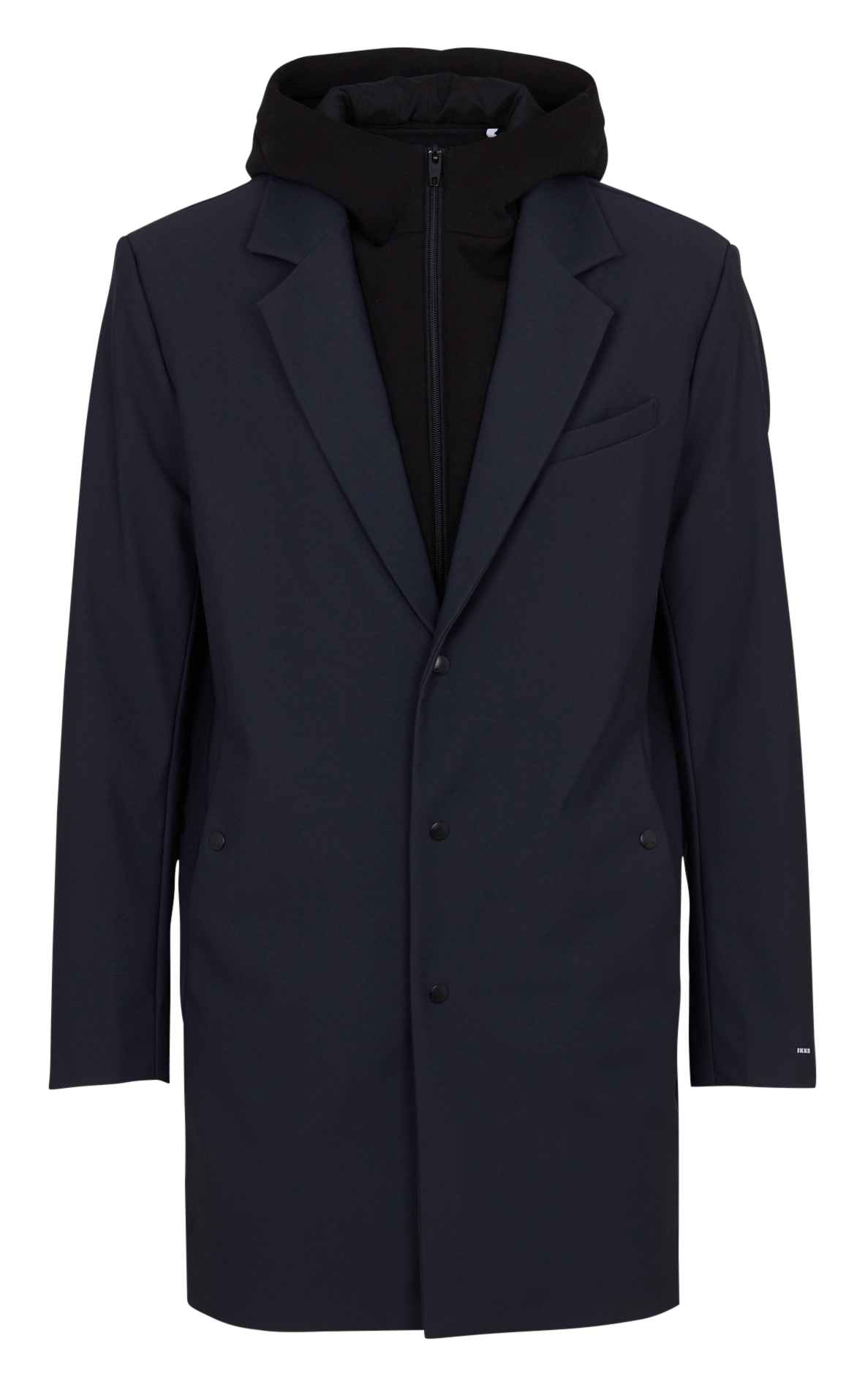 Parka 2-en-1 col tailleur IKKS Bleu