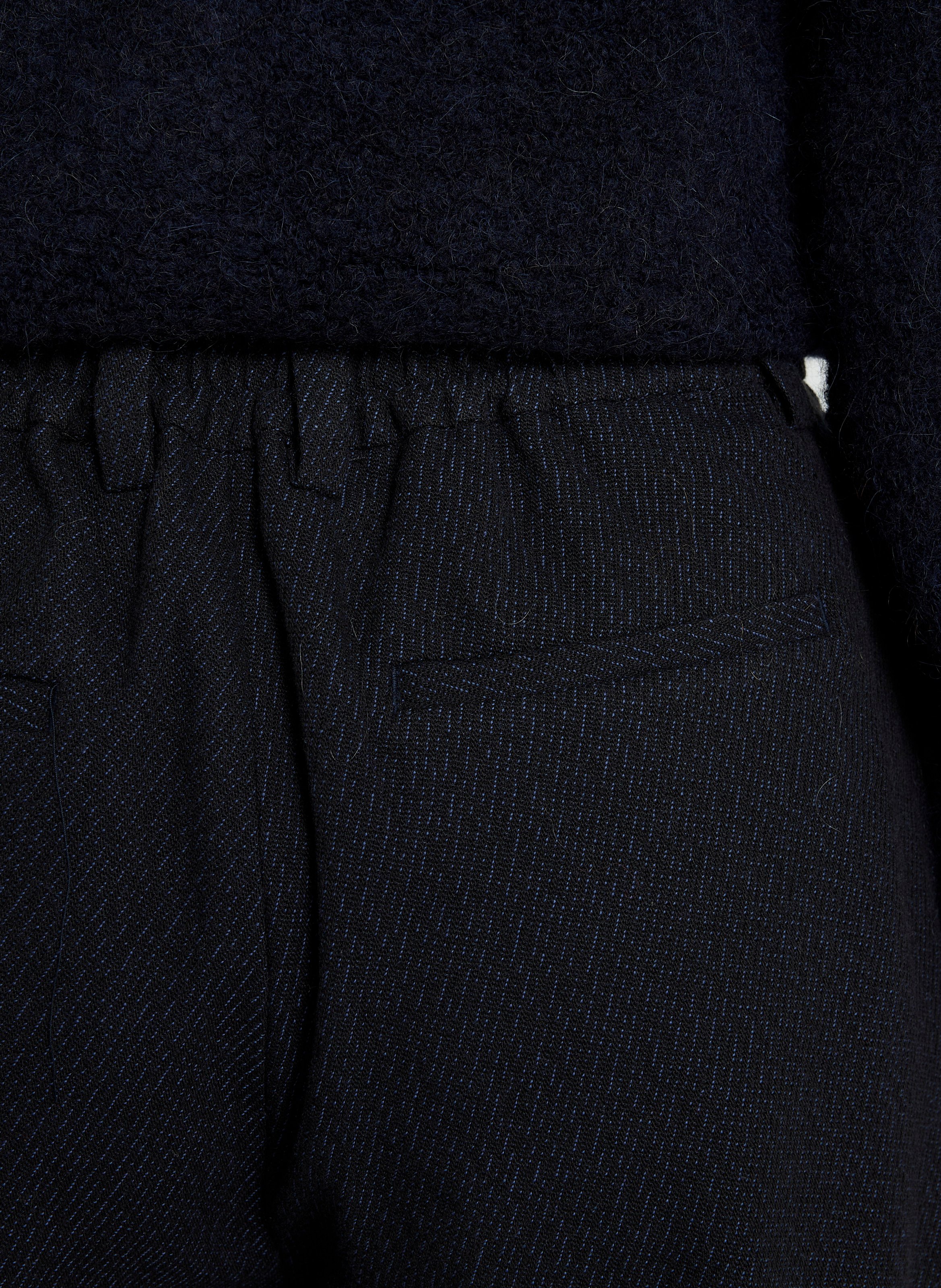 Weite Hose aus Baumwoll-Mix RUE DE TOKYO Blau