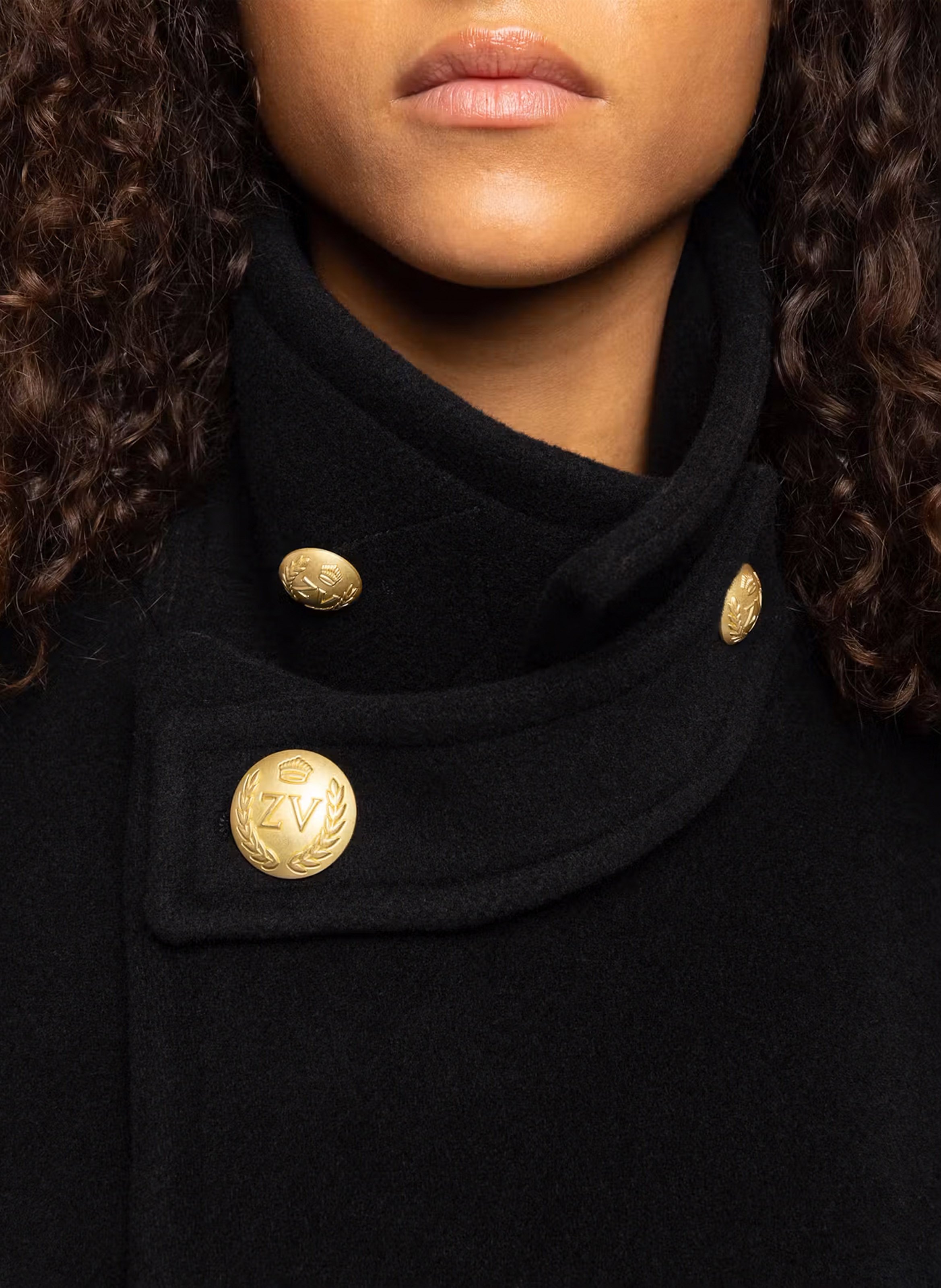 Rechte jas met knoopsluiting ZADIG&VOLTAIRE Zwart