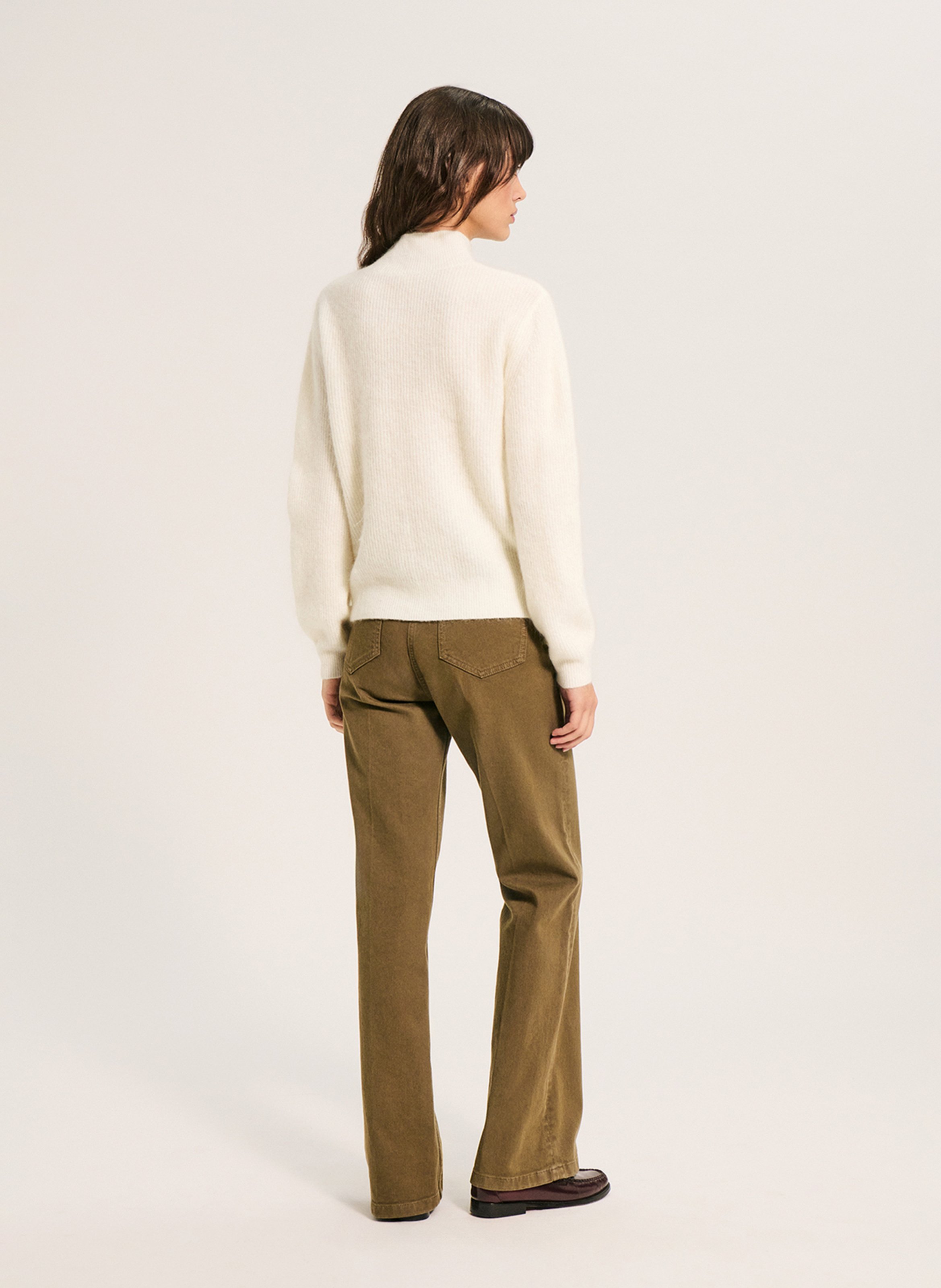 Straight wool blend sweater PABLO Beige