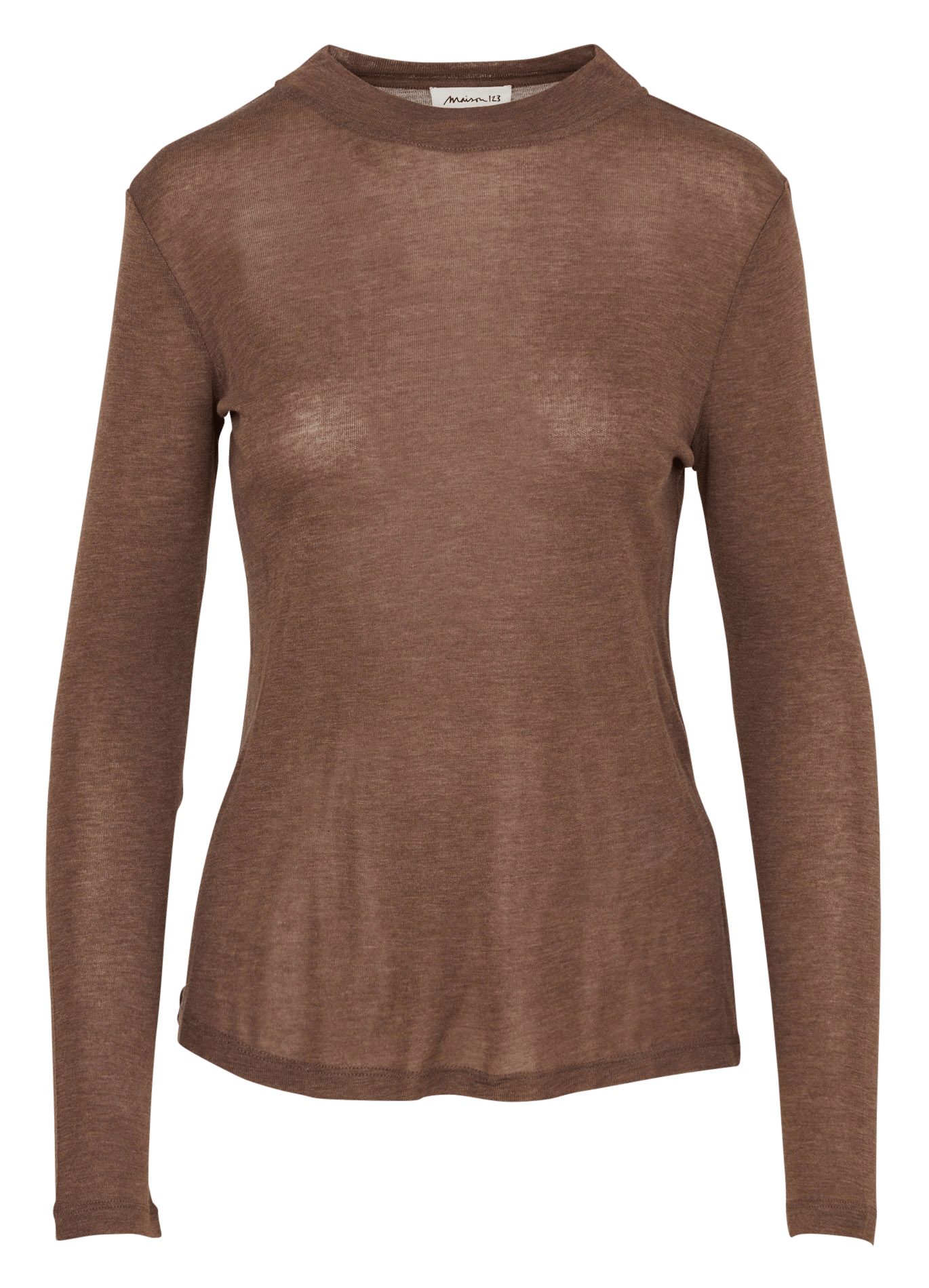 Effen T-shirt met lange mouwen MAISON 123