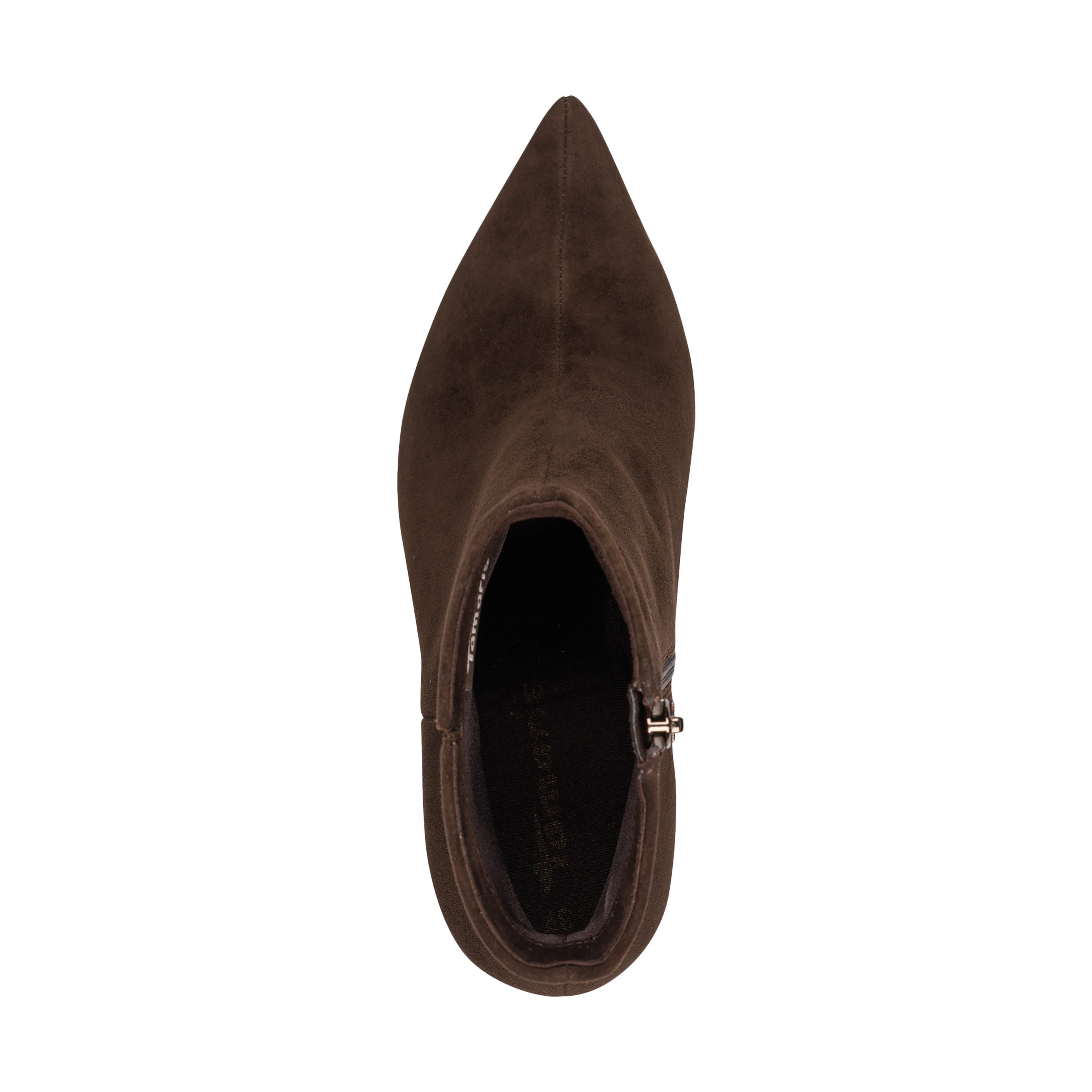 Leather heeled ankle boot TAMARIS Brown
