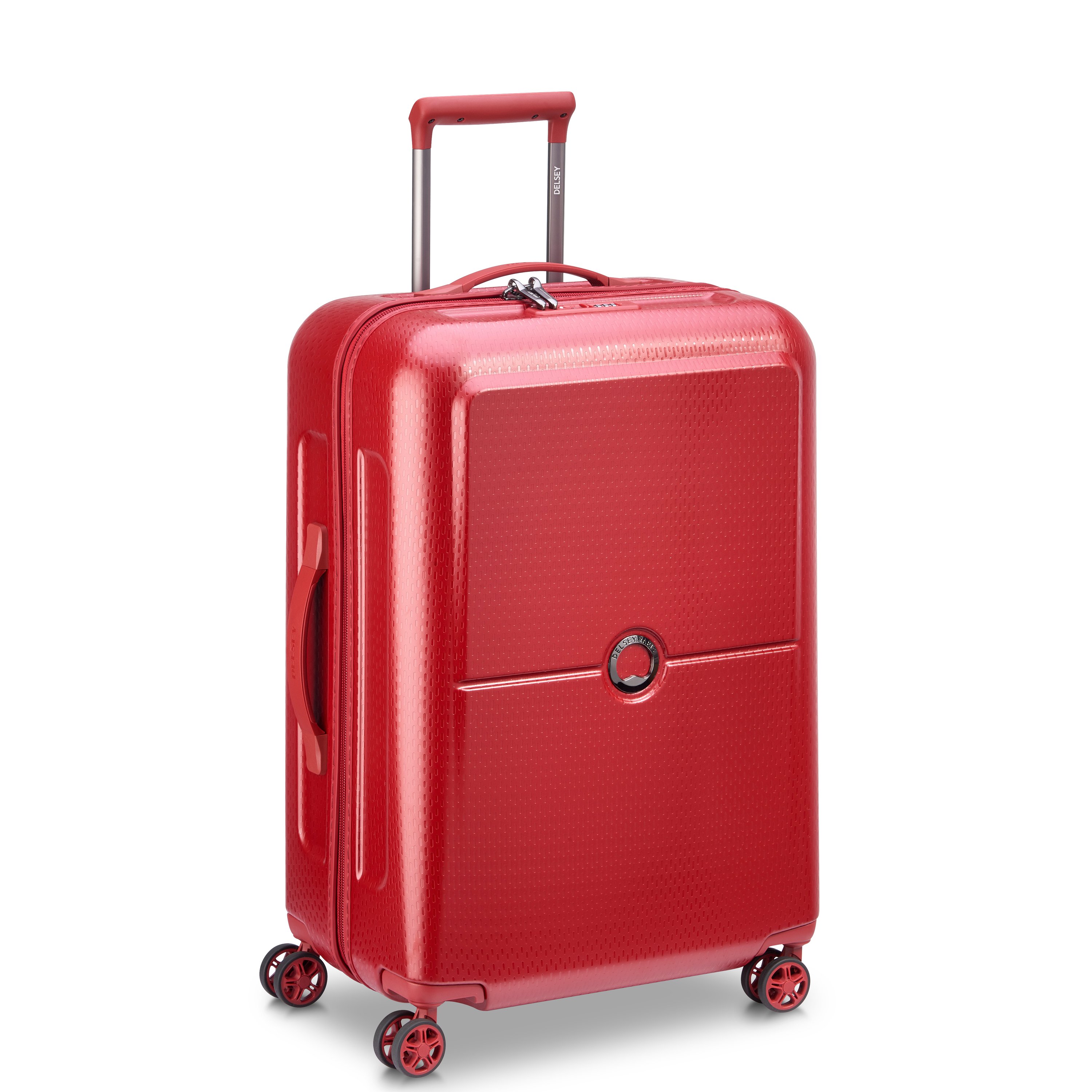 Rigid hold suitcase DELSEY PARIS Red
