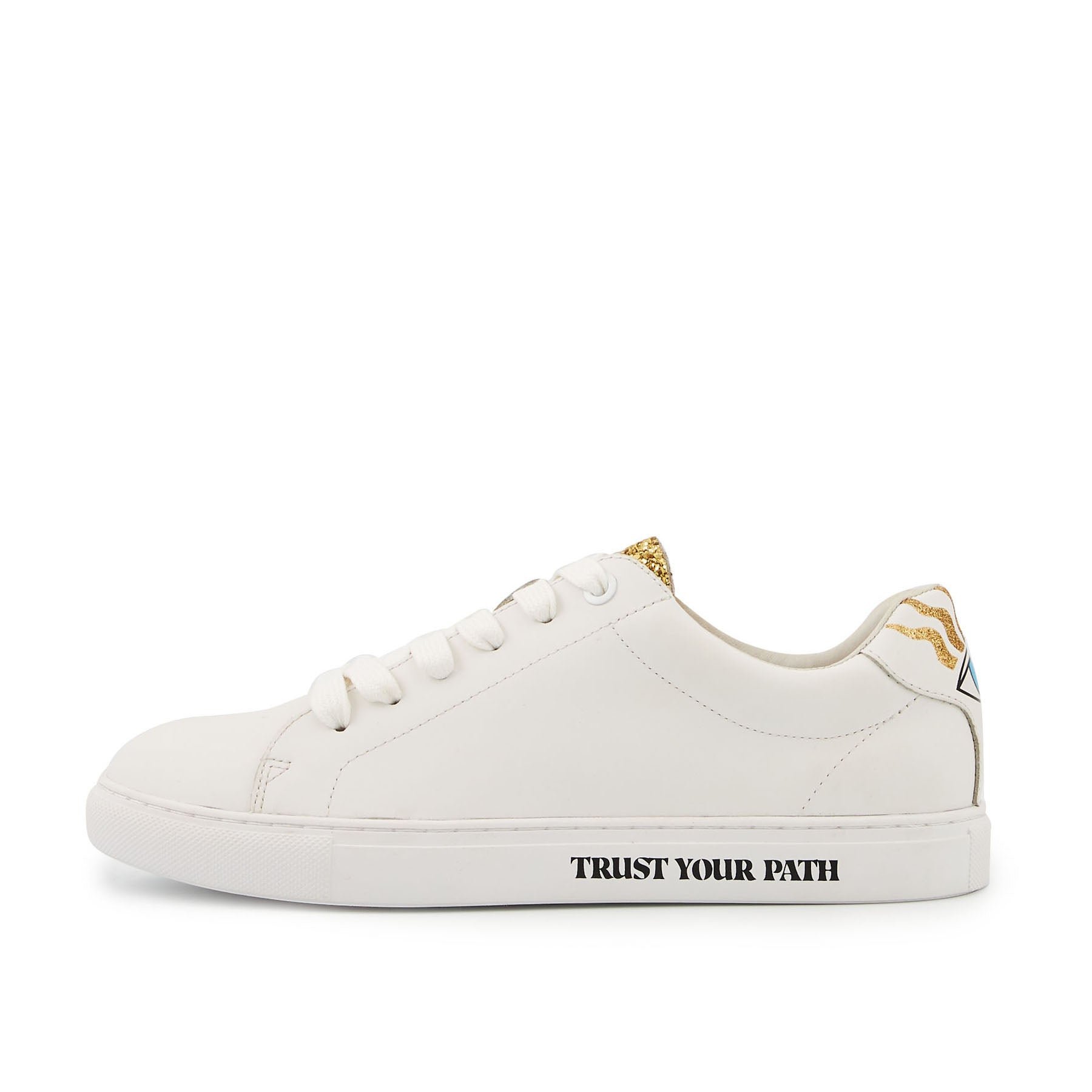 Leather sneakers BONS BAISERS PARIS White