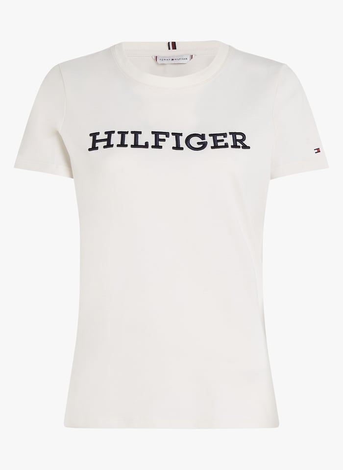 Tommy hilfiger women's hot sale white t shirt