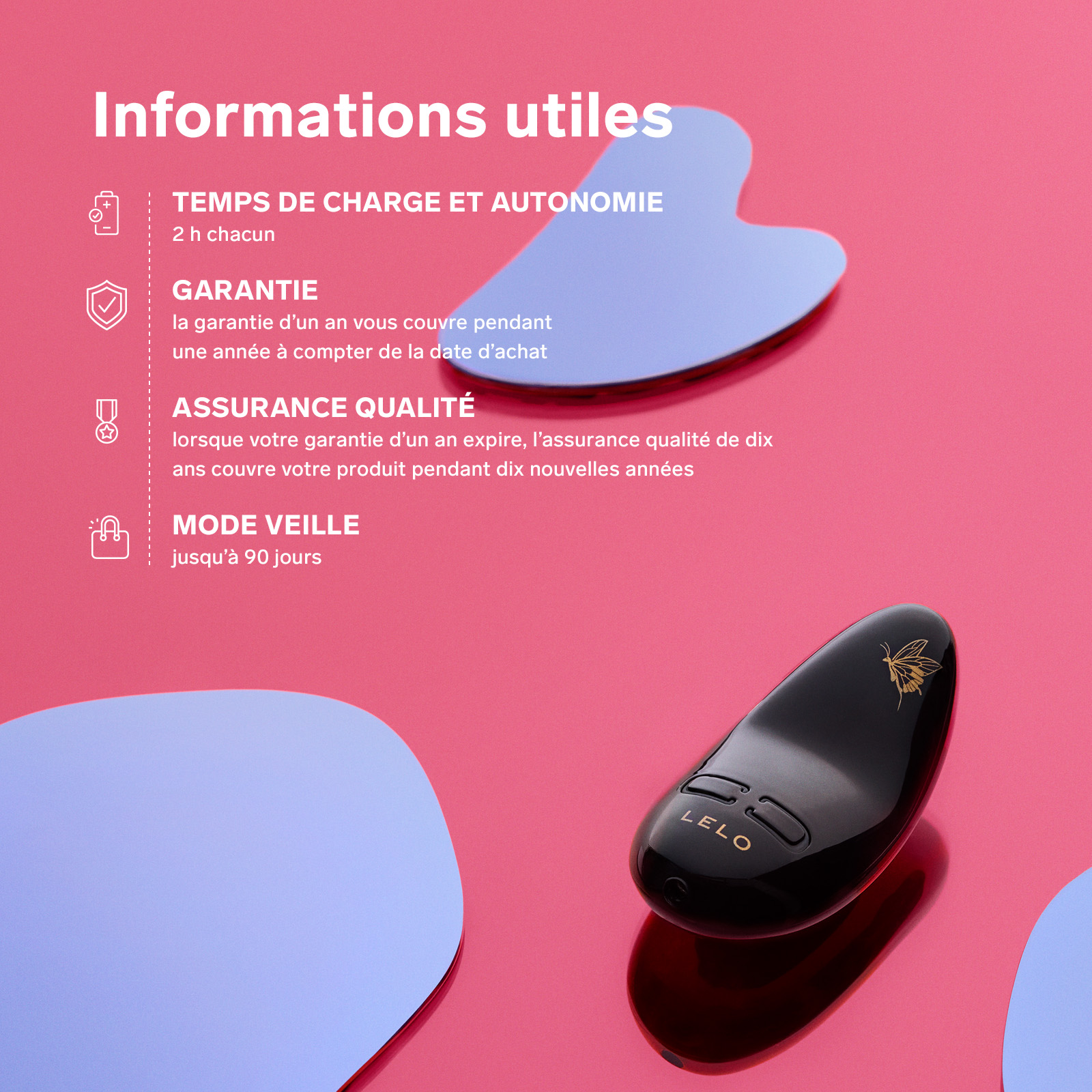 Silent clitoral stimulator LELO Bleu