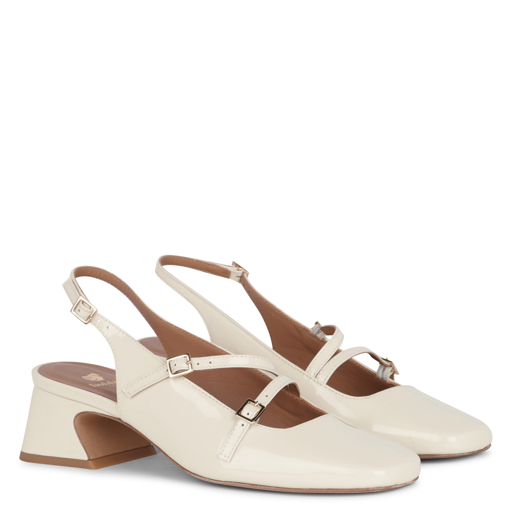 Beyou suede high heels  BOBBIES White