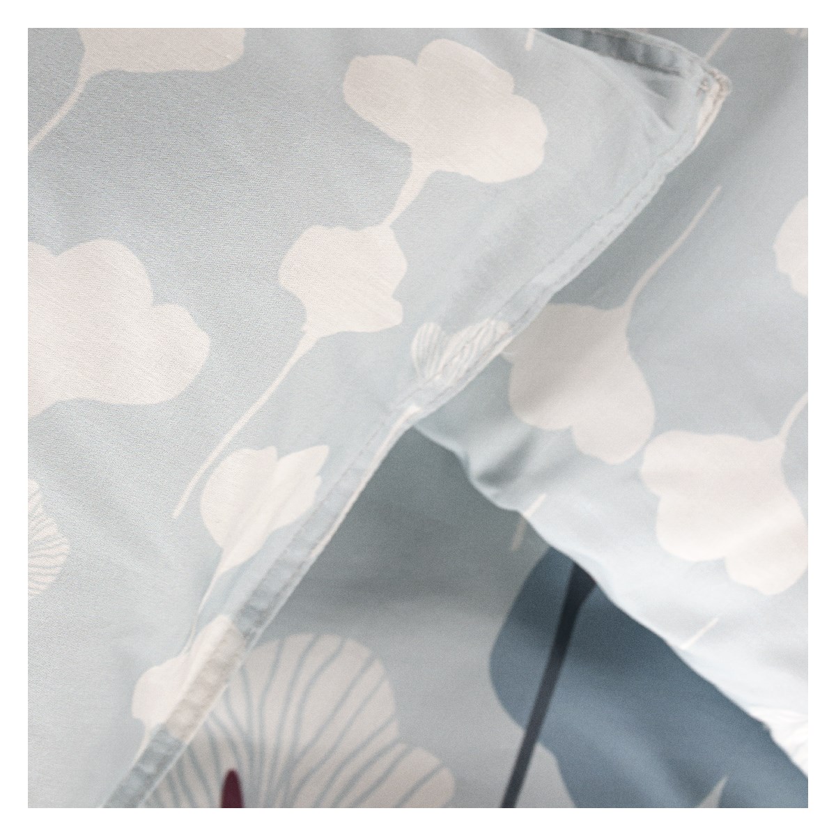 Printed cotton bedding set TODAY LINGE DE MAISON Blue