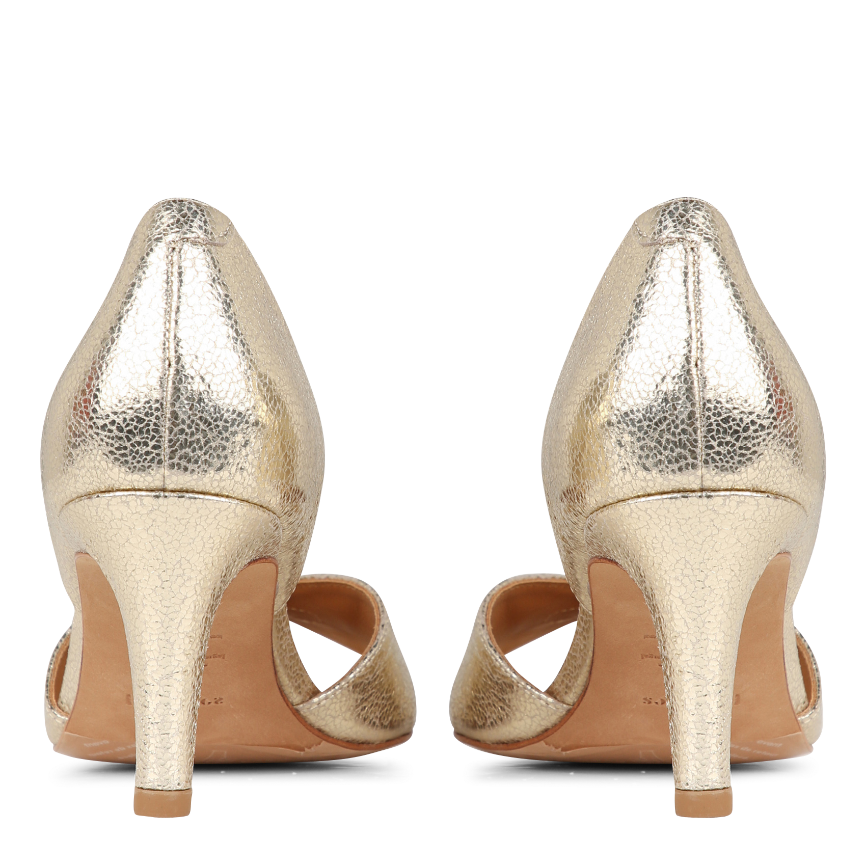 Sandales hautes en cuir BOBBIES Doré