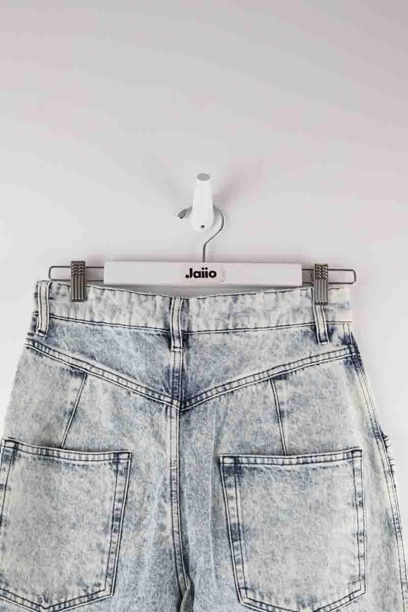Cotton straight jeans ISABEL MARANT - Seconde Main Blue