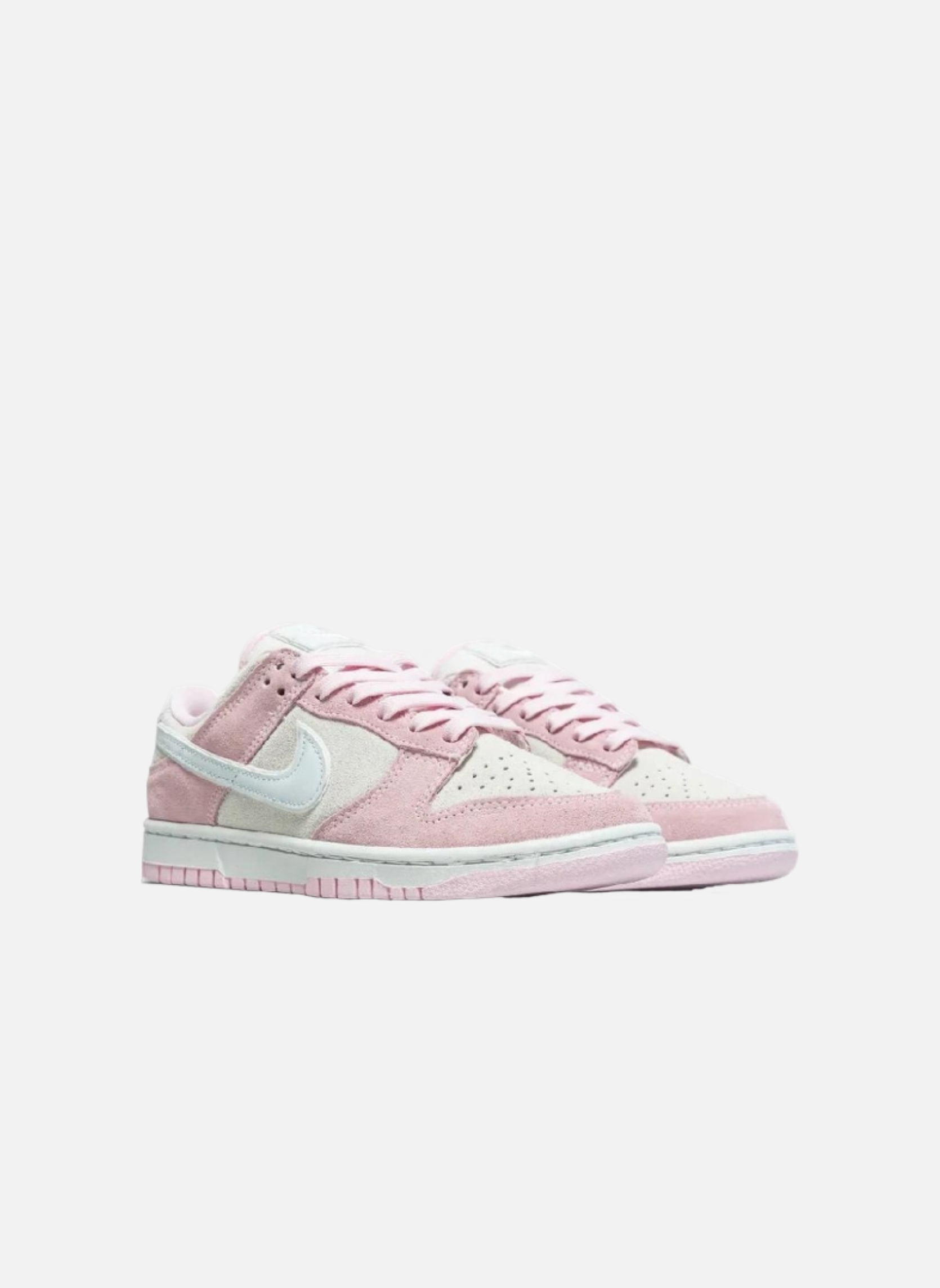 Leather low-top sneakers NIKE Grey