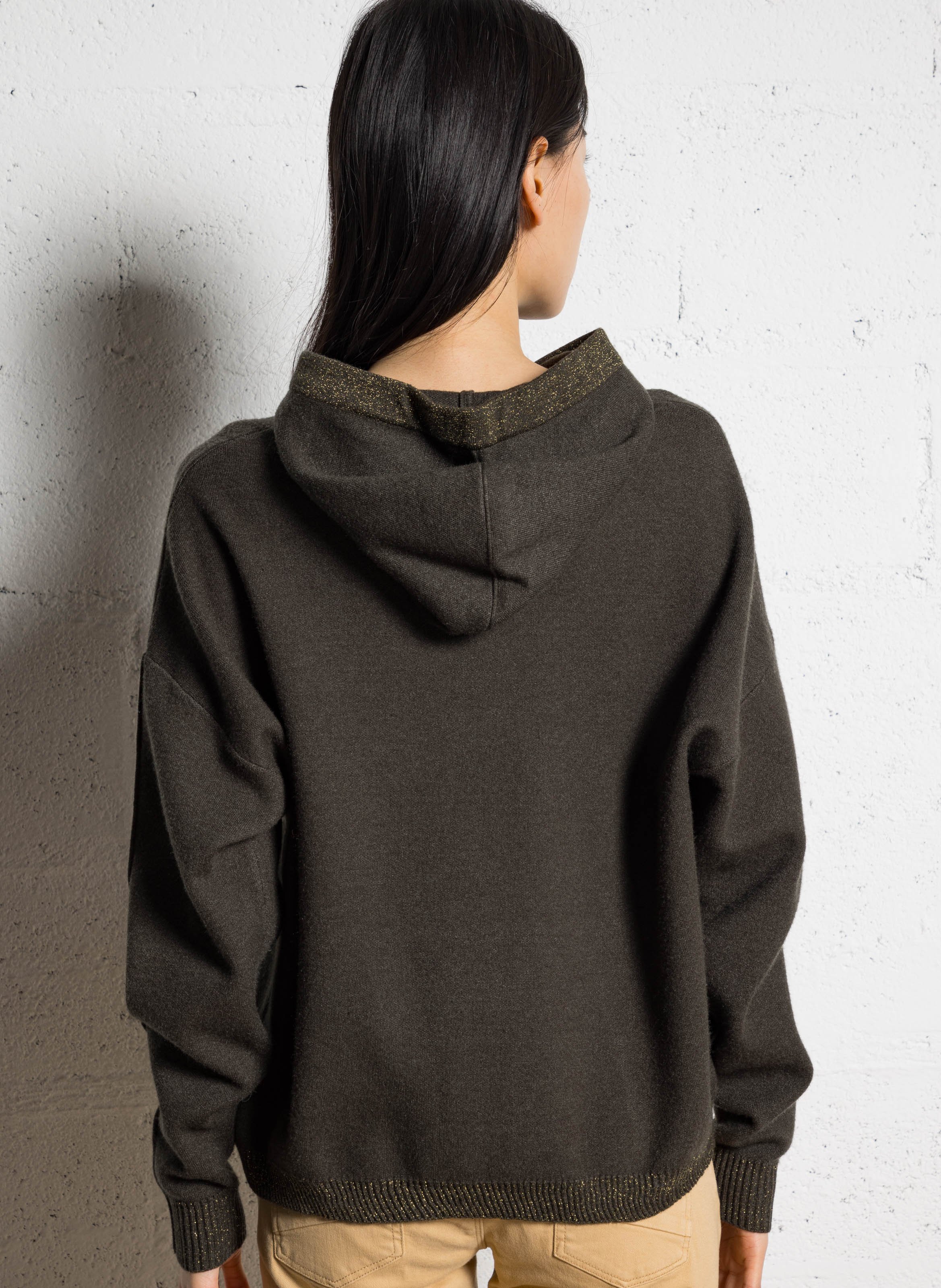 Pull col rond ONE STEP Vert