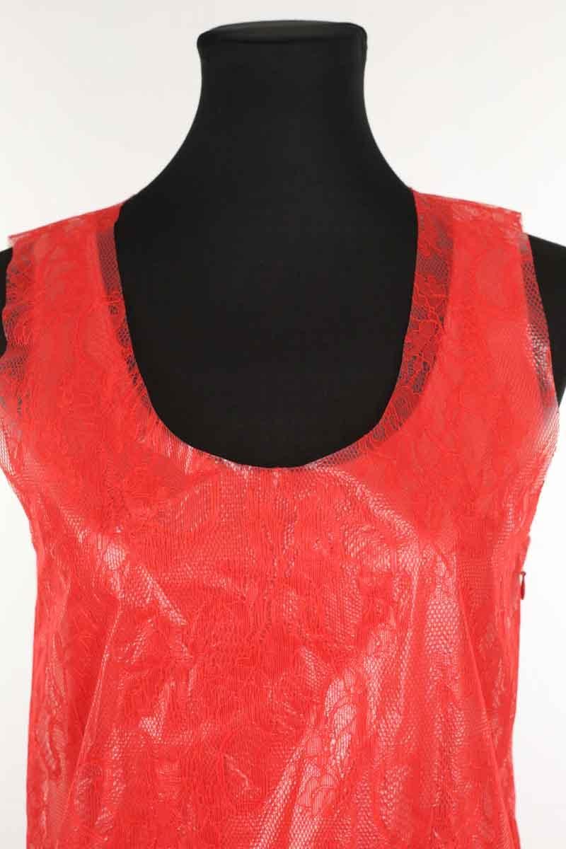 Cotton dress KENZO - SECONDE MAIN Red