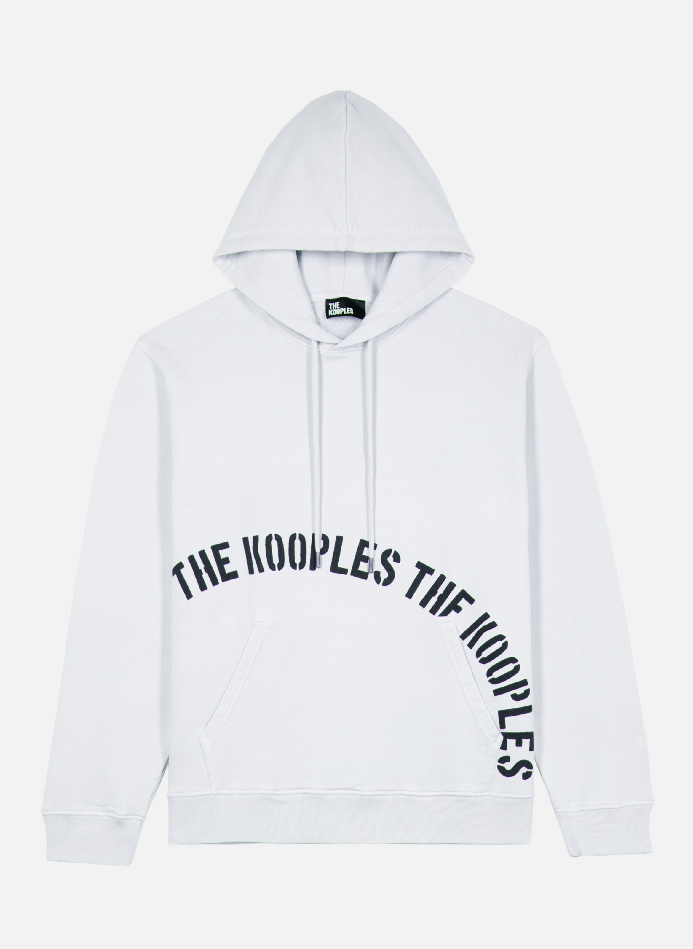Hooded sweatshirt with screen printing THE KOOPLES Grey