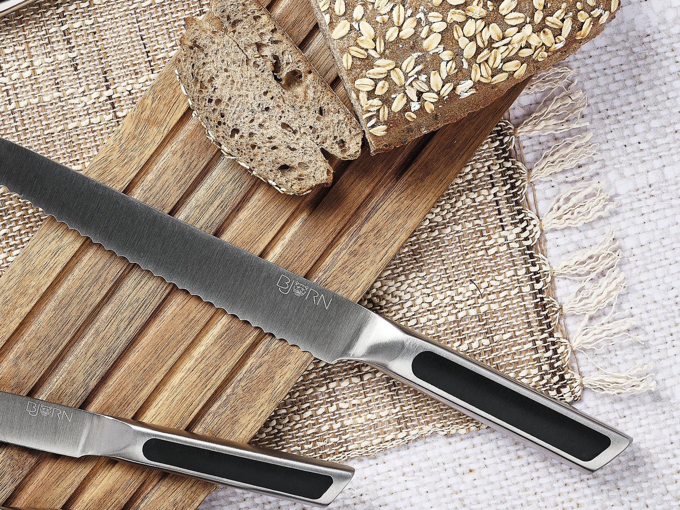 Loki kitchen knives - 6 pieces BJORN Grey