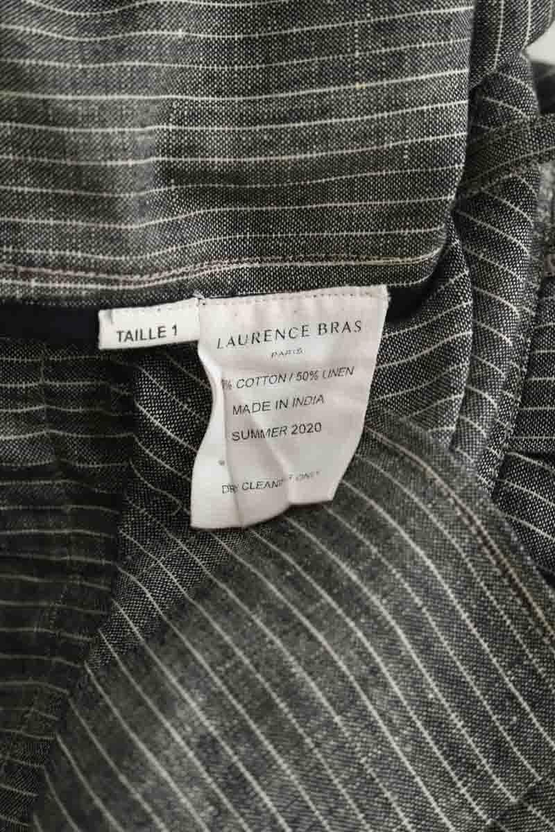 Wide cotton trousers  LAURENCE BRAS - Seconde Main Grey