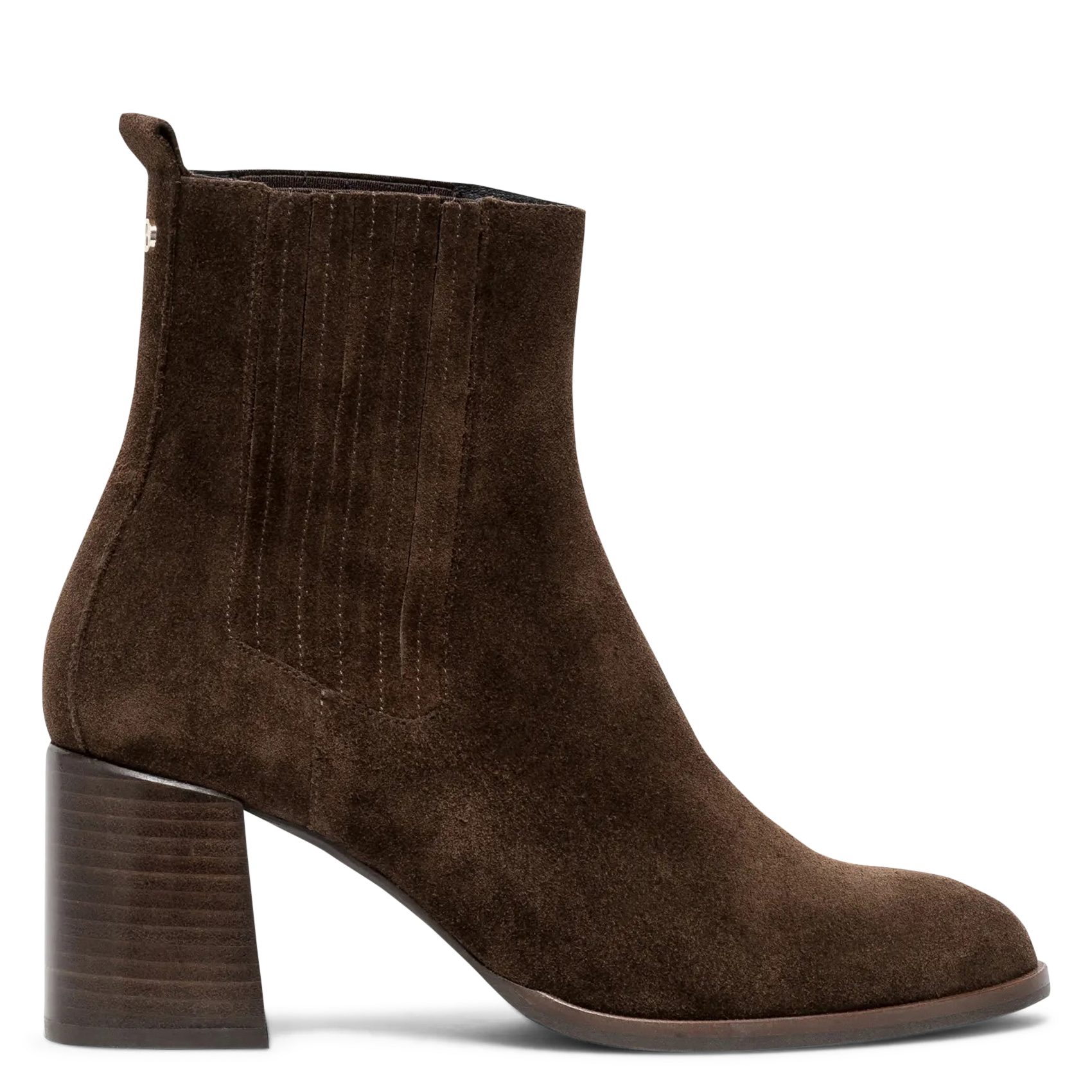 Bianca leather ankle boots BOCAGE Brown