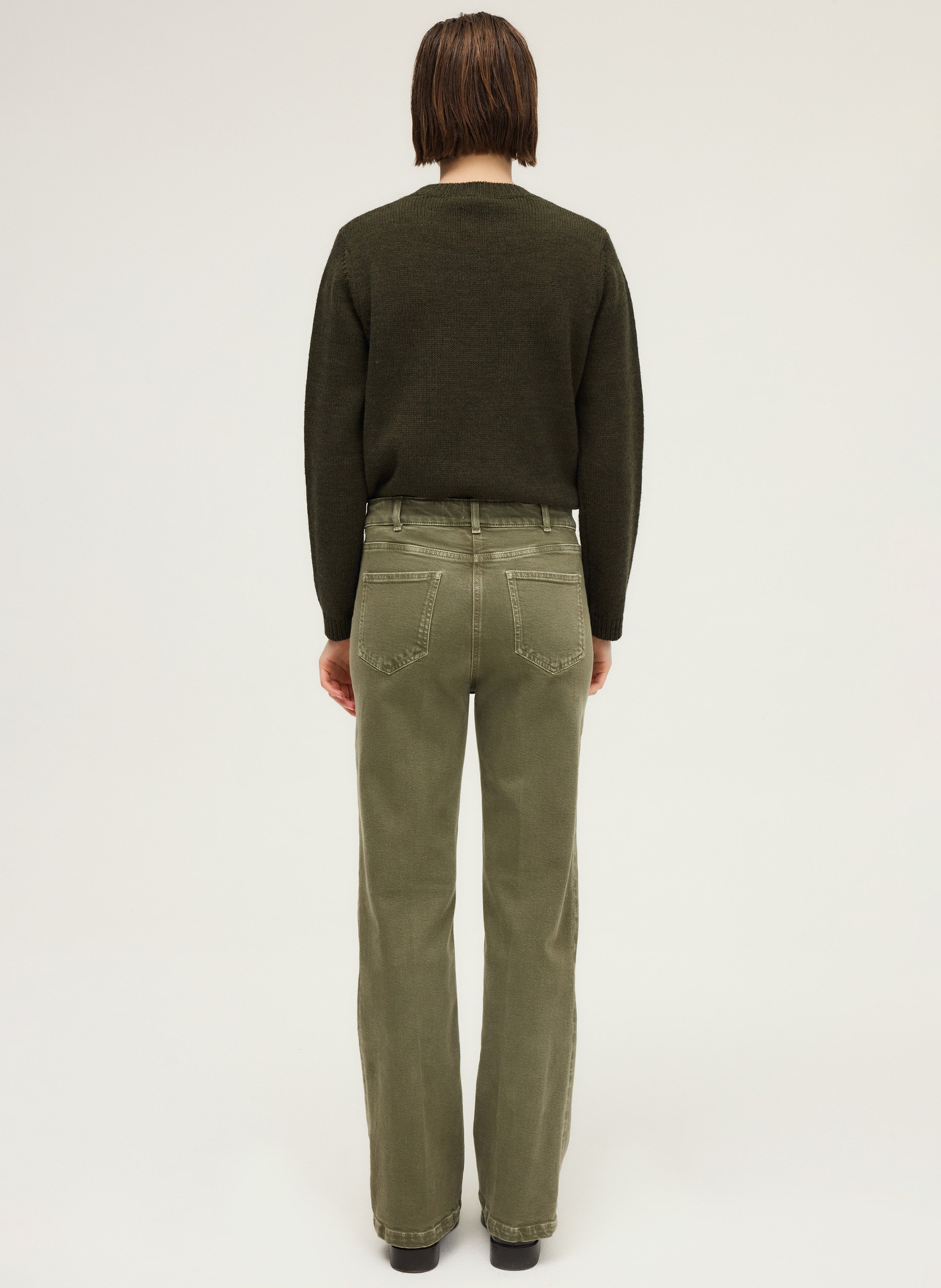 Jean droit PABLO Kaki