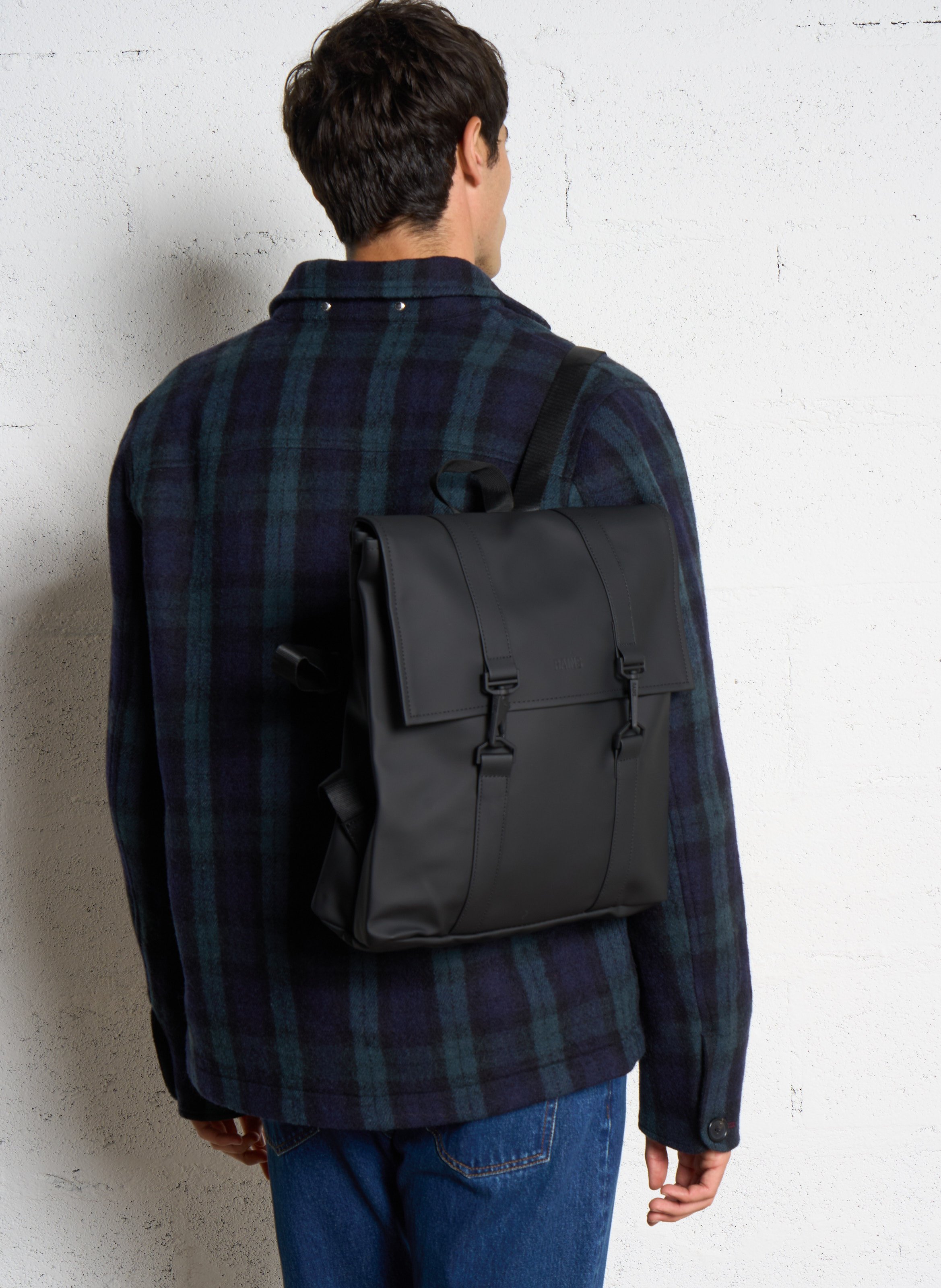 Waterproof backpack RAINS Black