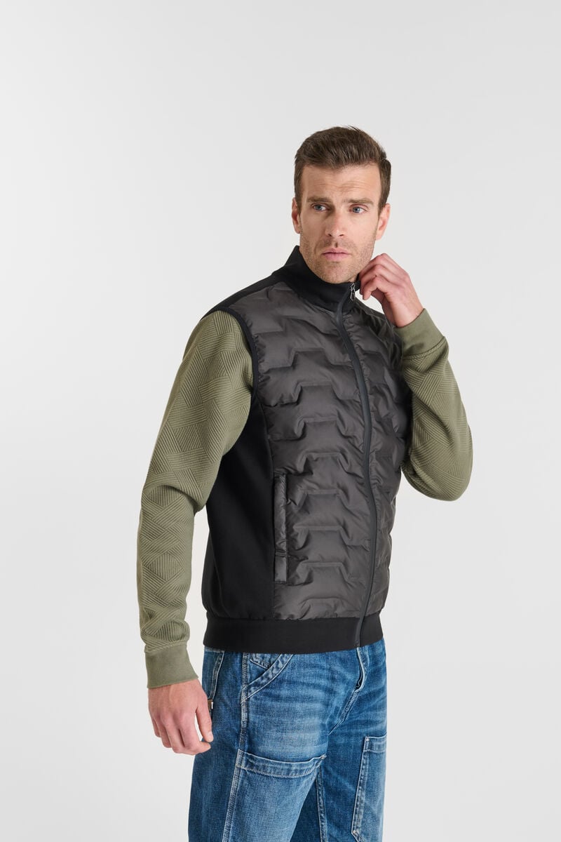 Sleeveless jacket LE TEMPS DES CERISES Black