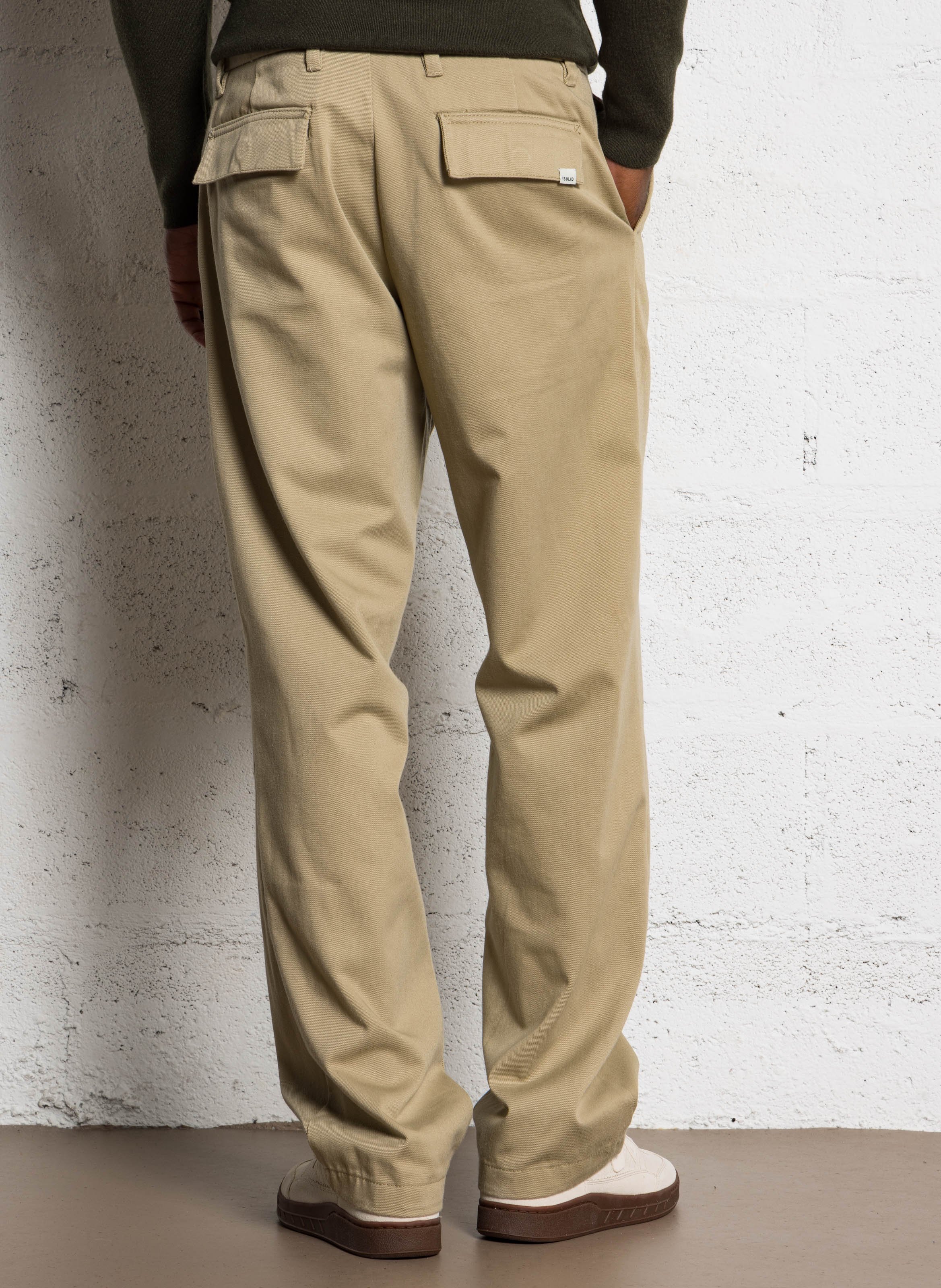 Pantalon chino  SOLID Beige