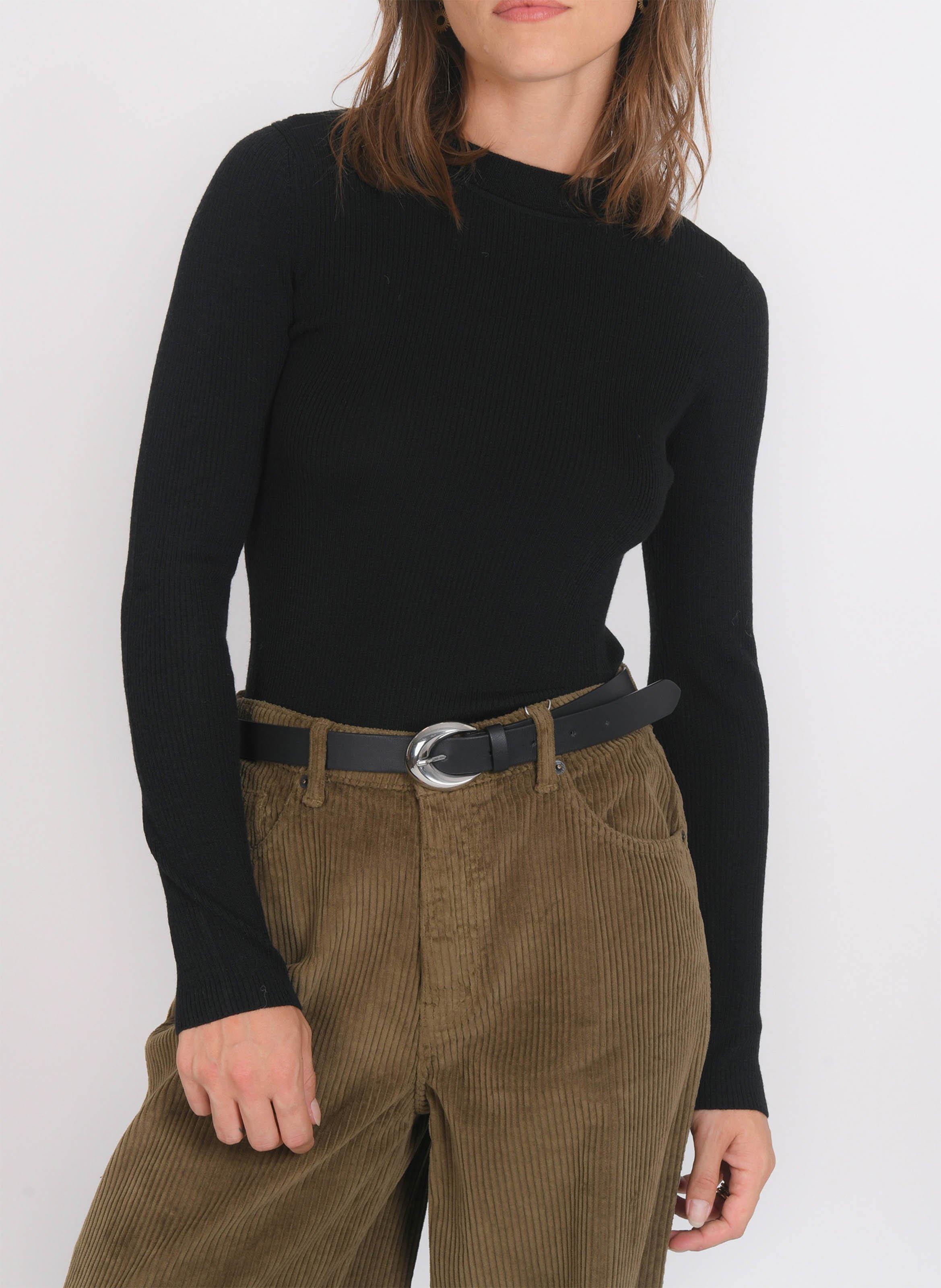 Pull col rond en laine mélangée KOOKAI