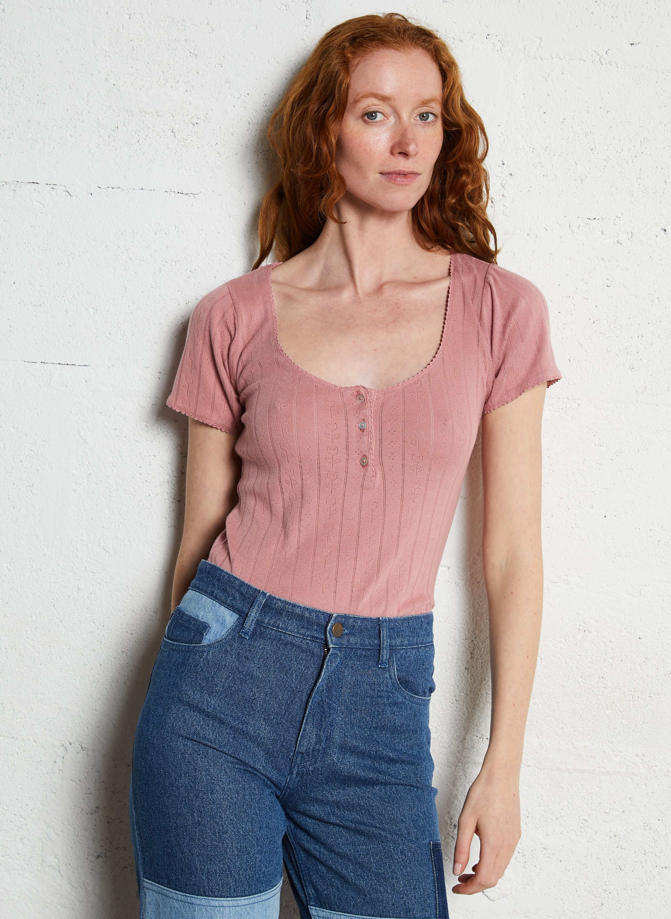 Gestreept T-shirt in marinelook met lange mouwen EMILE ET IDA