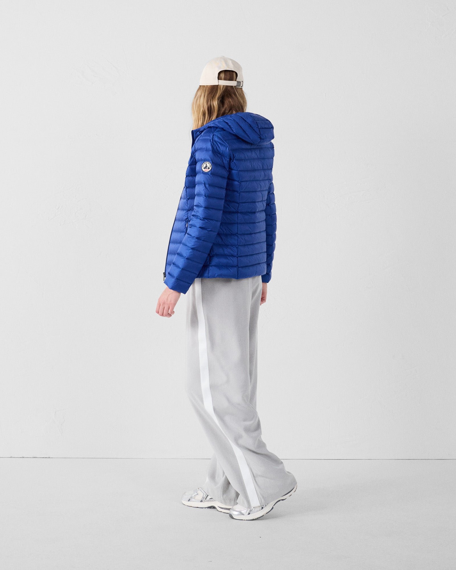 Lightweight hooded puffer jacket Cloe JOTT Blue