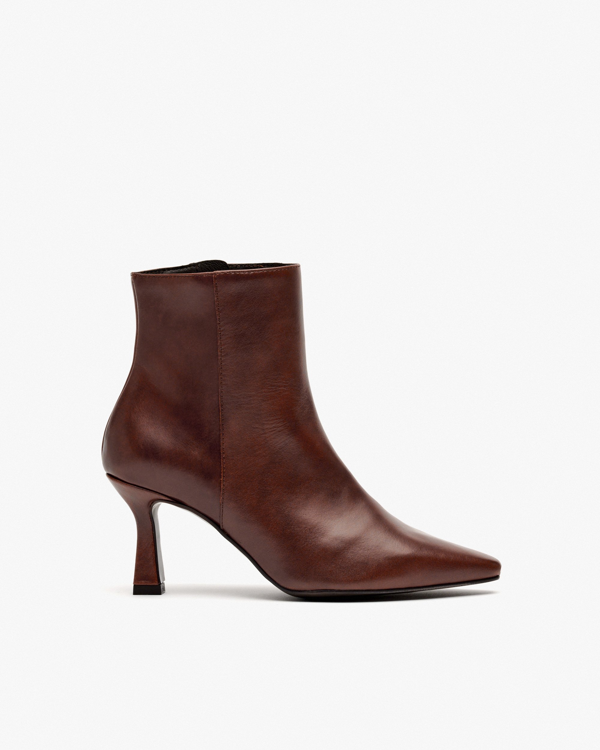 Brown leather ankle boots PEDRO MIRALLES Brown