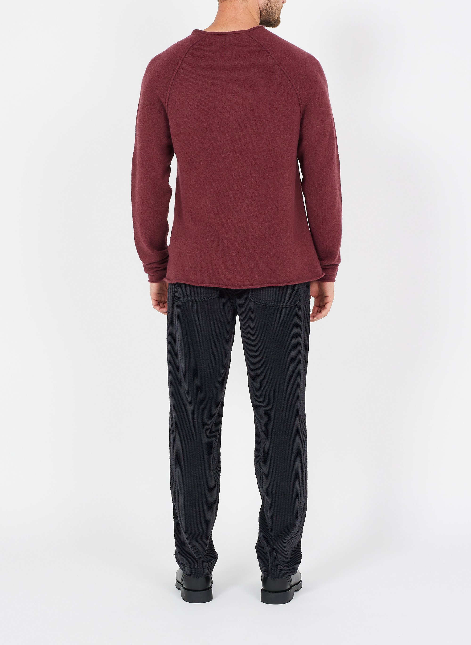 Ribbed cotton pants AMERICAN VINTAGE Black