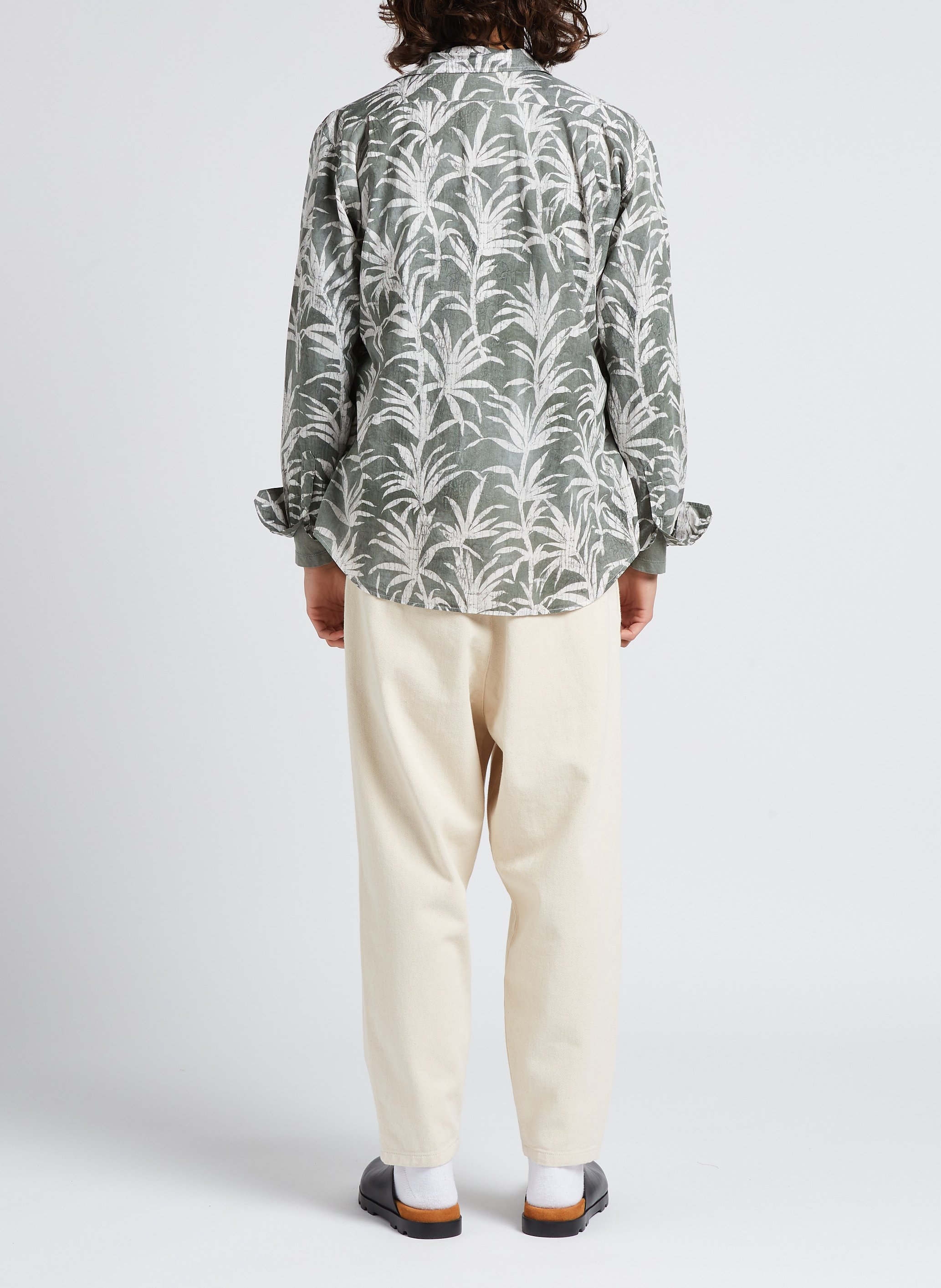 Regular-Fit-Baumwollhemd mit Print HARTFORD Grau