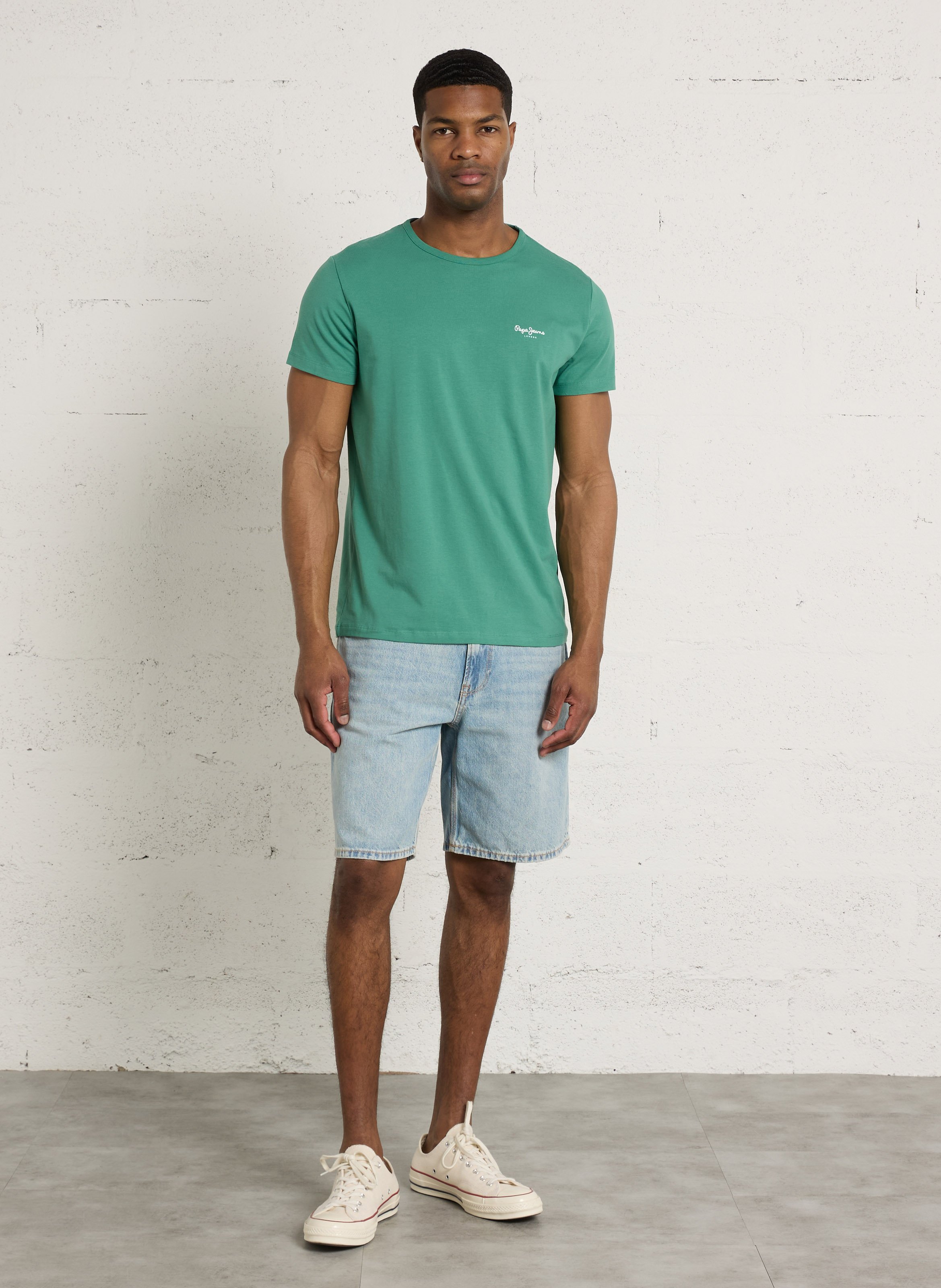 Short en jean PEPE JEANS Bleu