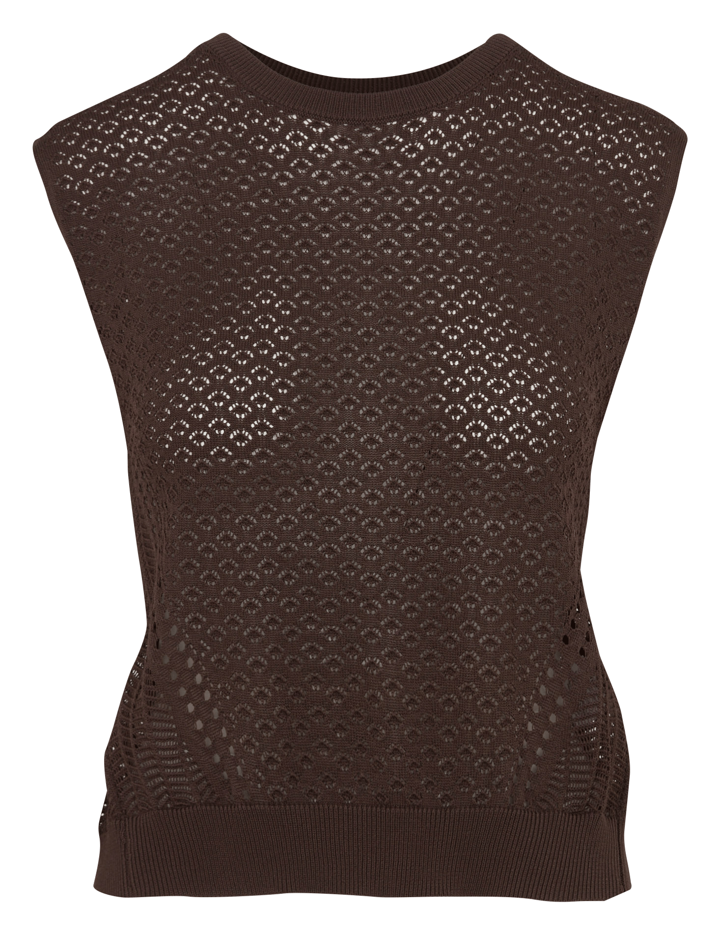 Round-neck straight sweater KOOKAI Brown