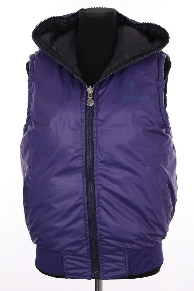 Lightweight quilted padded jacket with high neck MONCLER - Seconde Main Black