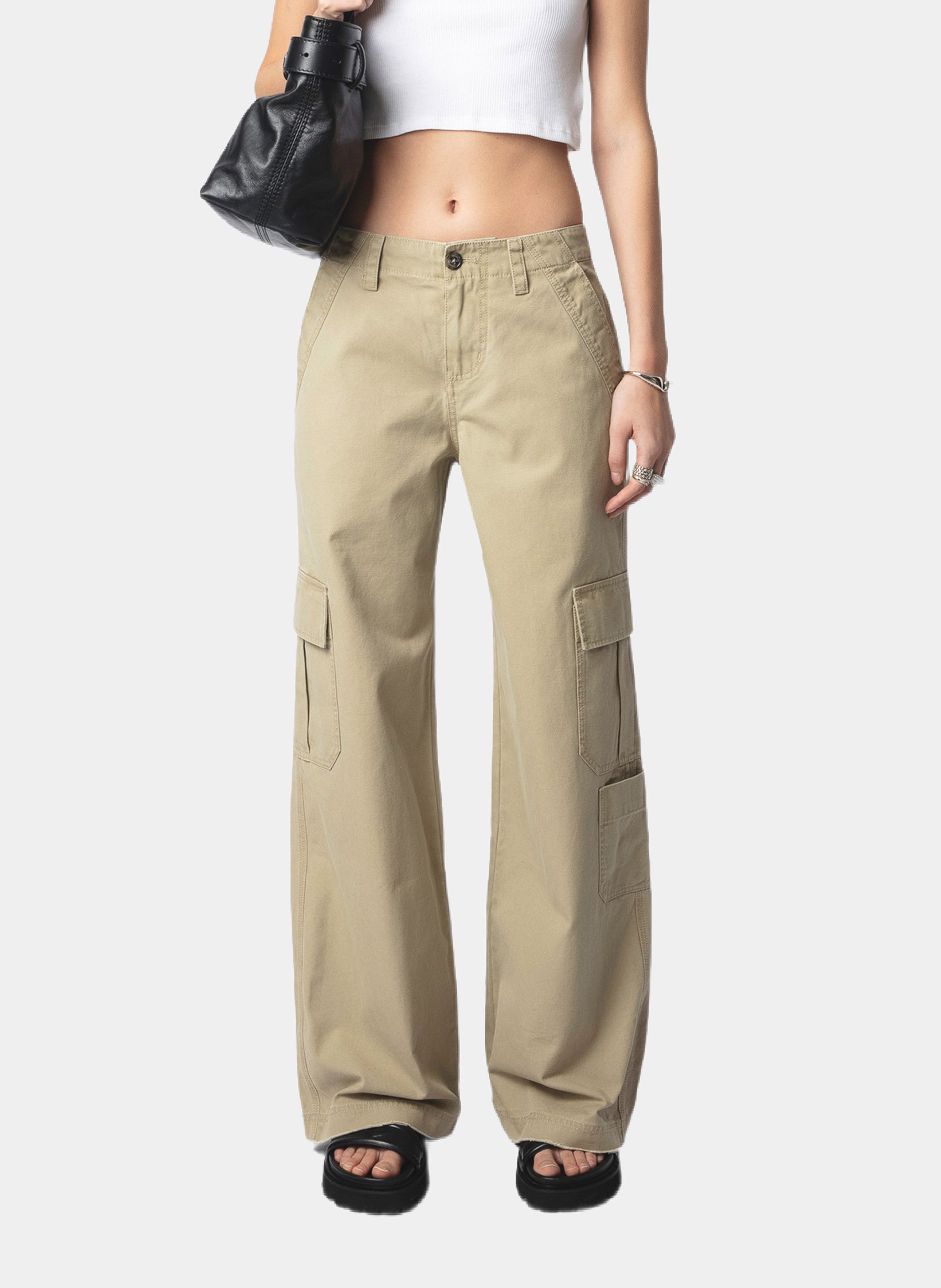 Pantalon cargo en coton  ZADIG&VOLTAIRE Beige