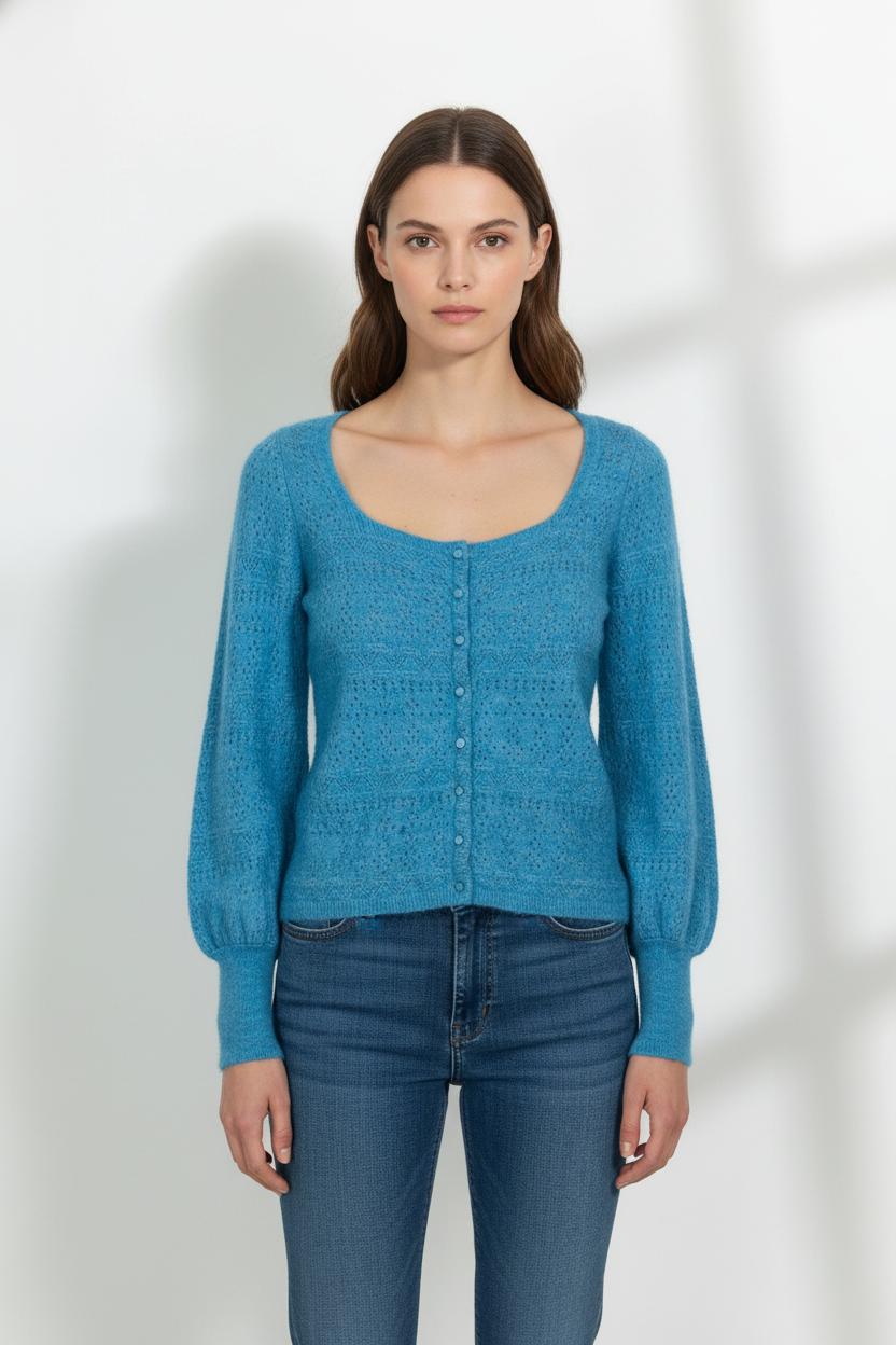 Cardigan SEZANE - Seconde main Bleu