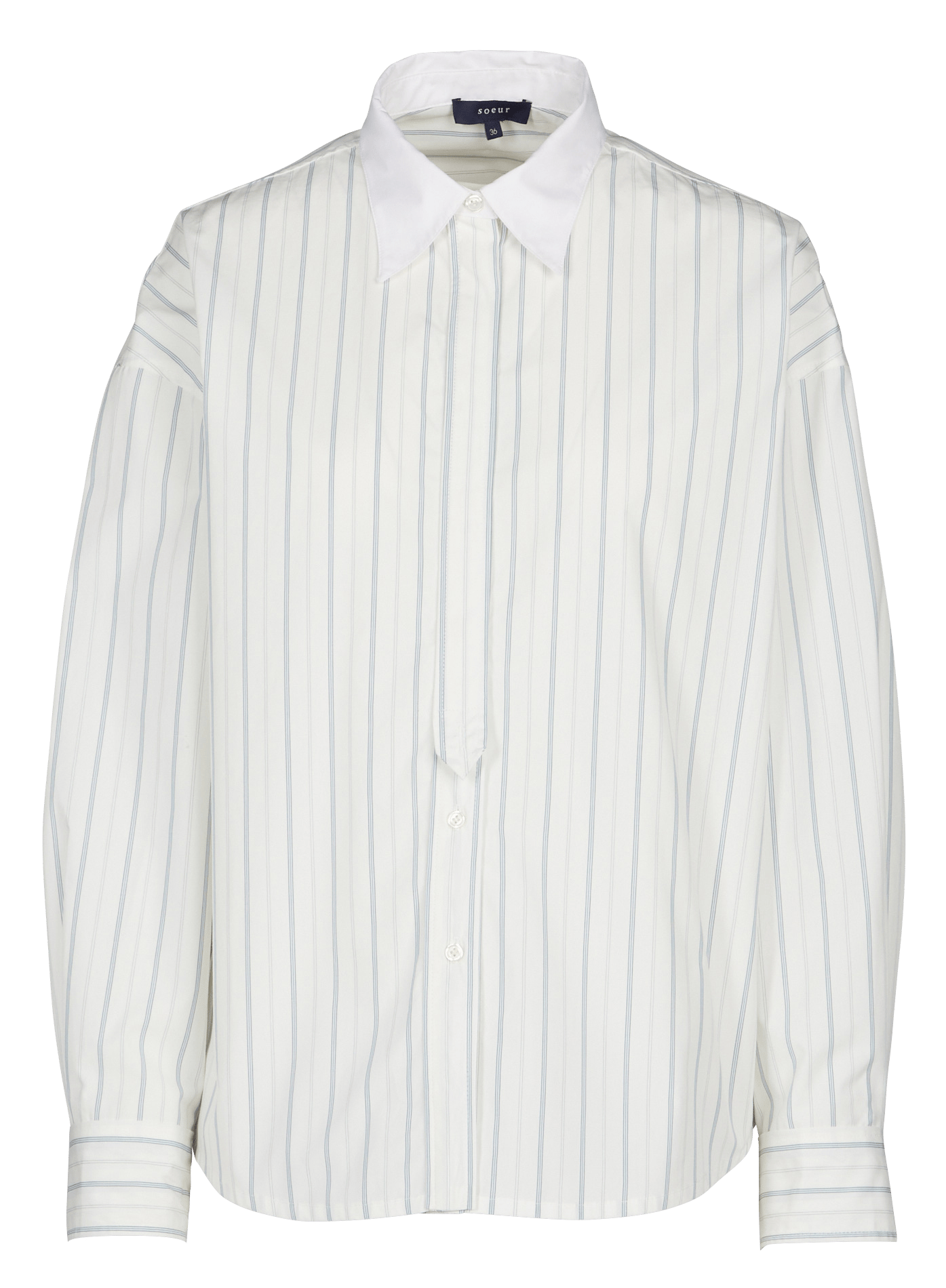 Oversize-Bluse aus Baumwolle SOEUR Beige
