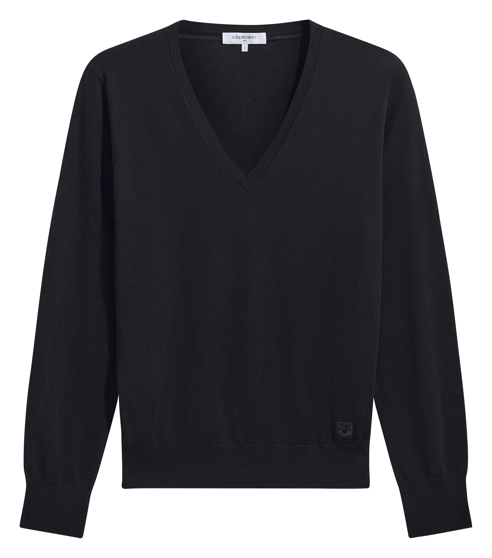 Straight V-neck wool sweater GERARD DAREL