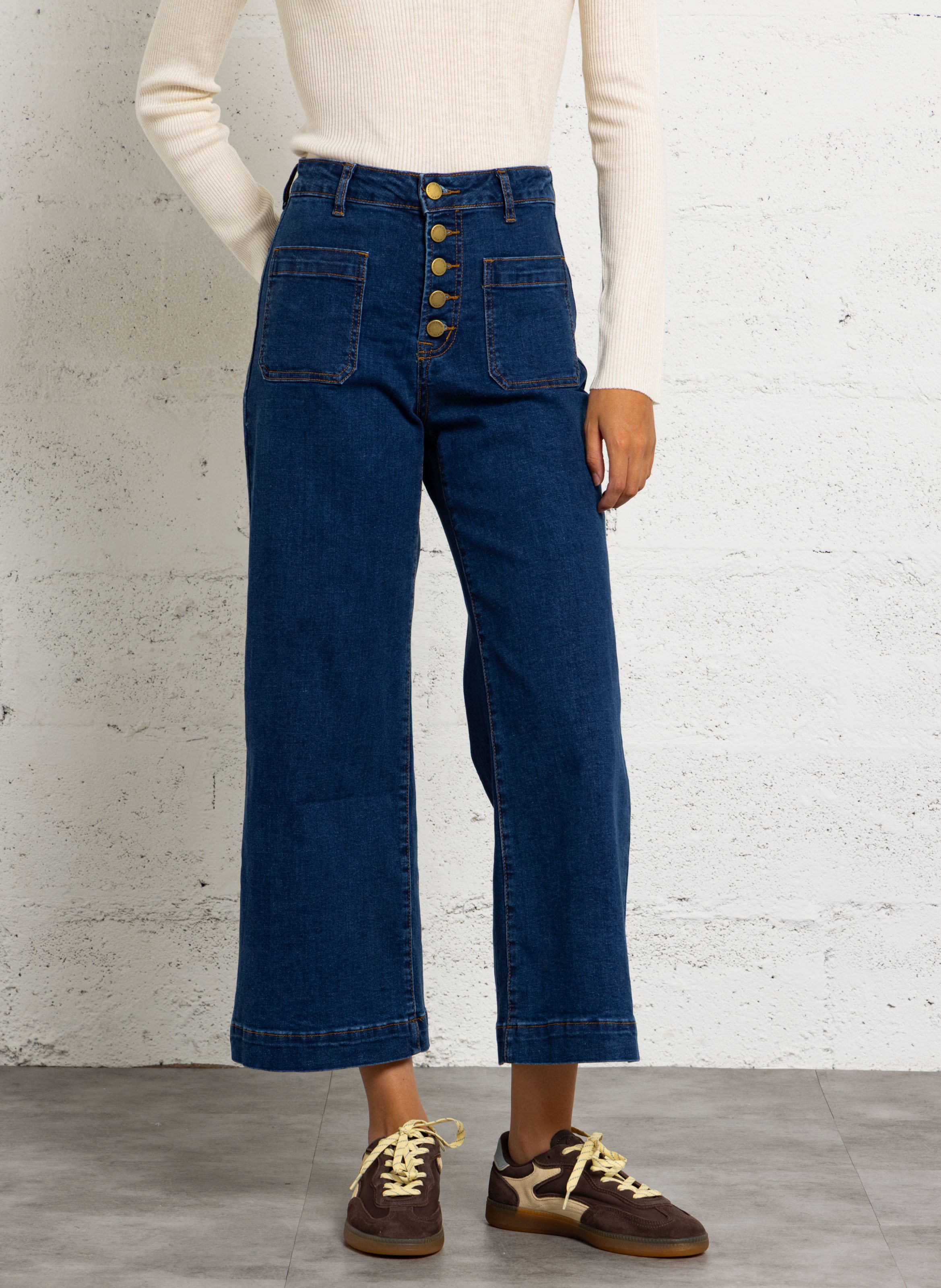 Jean taille haute évasée LA PETITE ETOILE