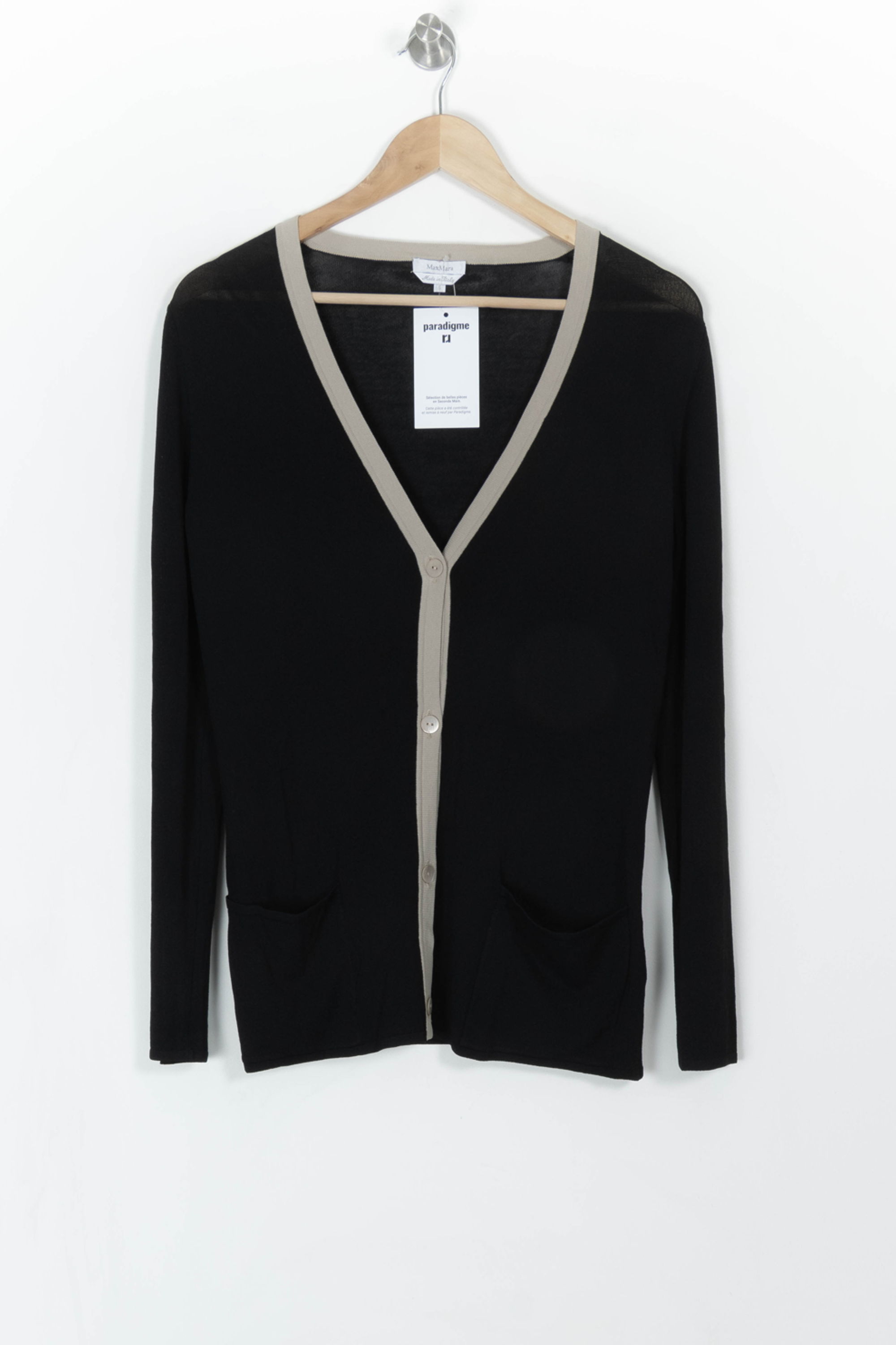 Cardigan MAX MARA - Seconde Main Black